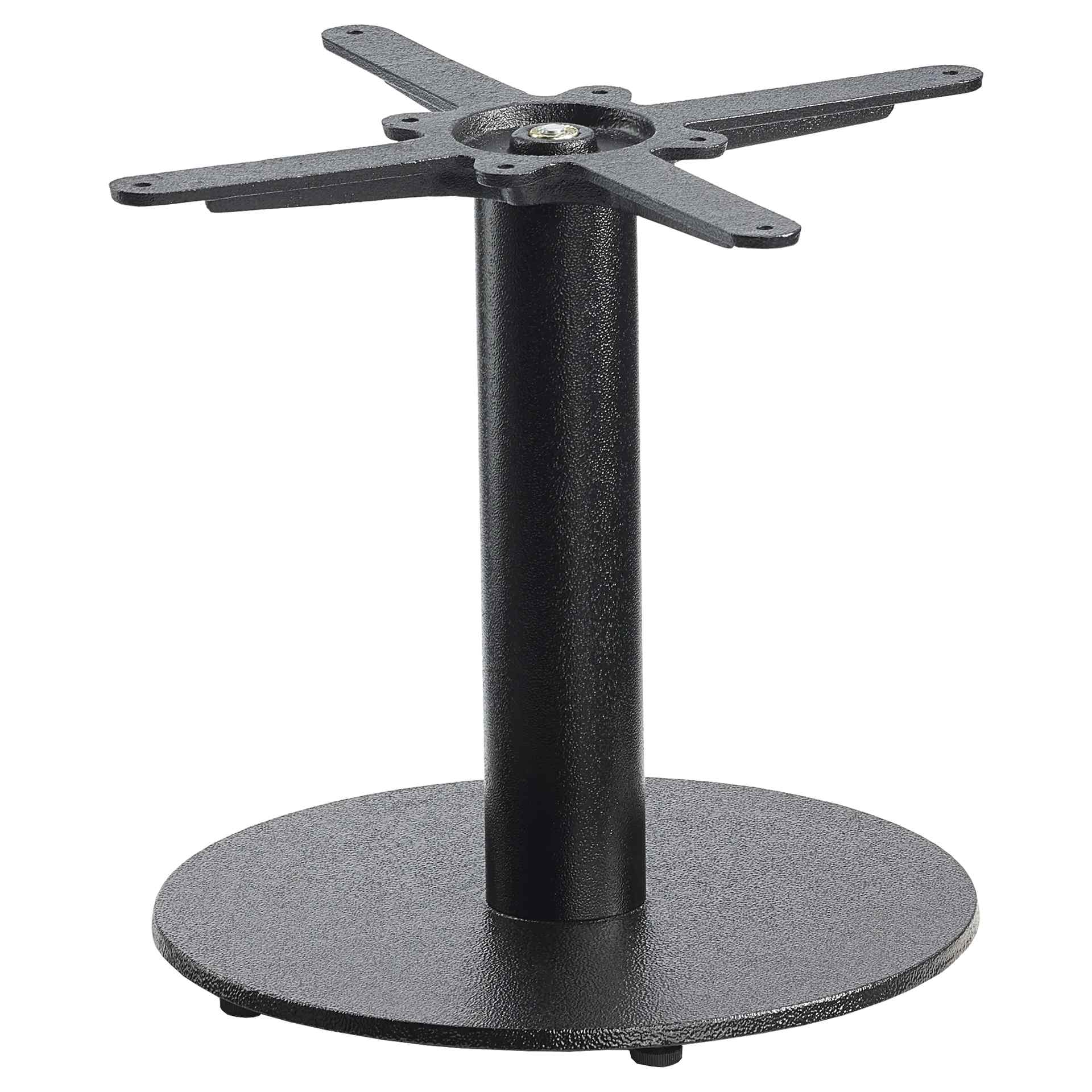 Boston Lounge R Loungetischgestell flach Gusseisen schwarz