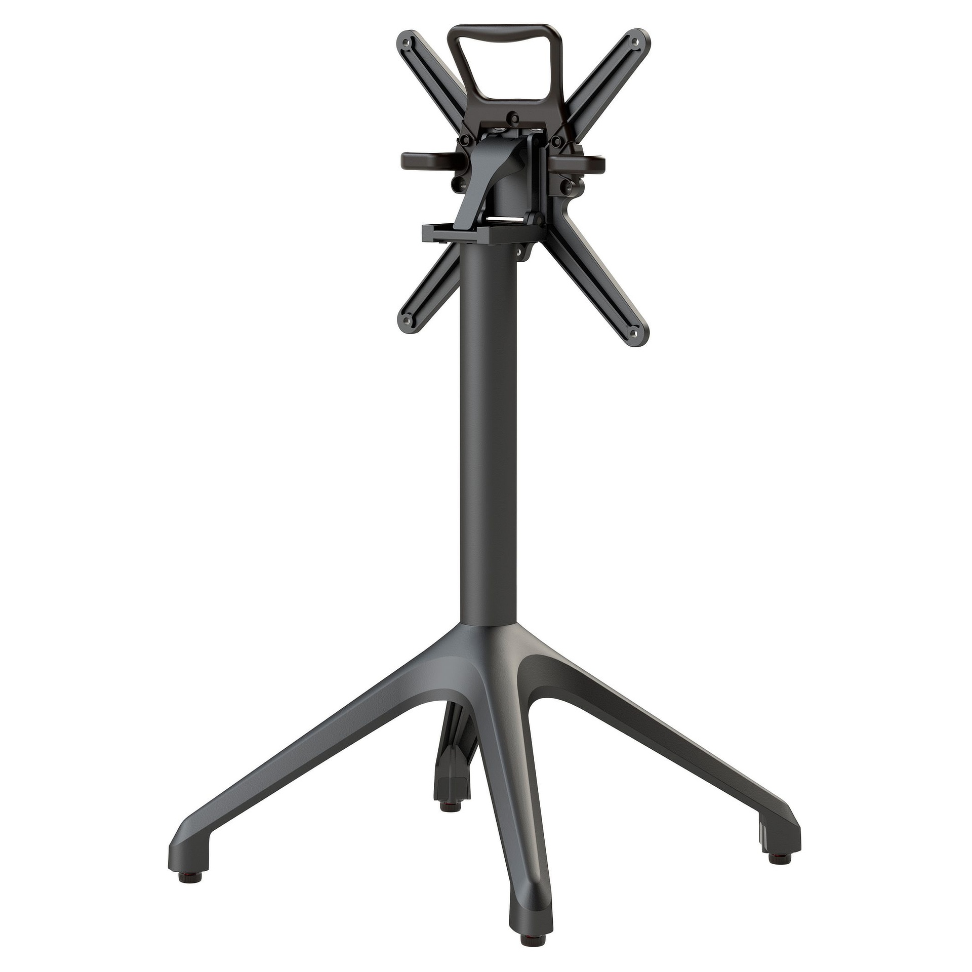 PREMIUM-Serie: Tischgestell Elora-1K klappbar Aluminium black pulverbeschichtet, Outdoor, Terrasse