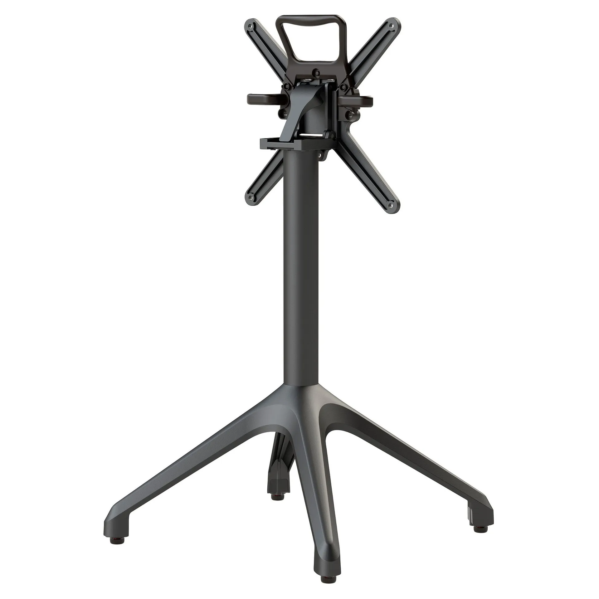 PREMIUM-Serie: Tischgestell Elora-1K klappbar Aluminium black pulverbeschichtet, Outdoor, Terrasse