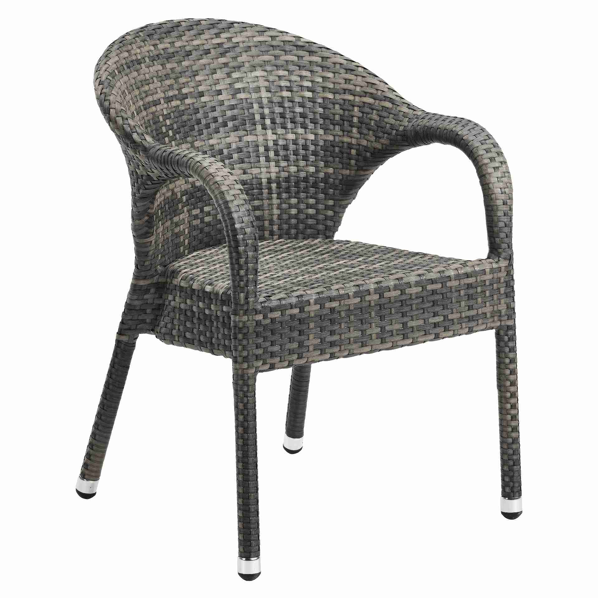 Sessel Eskil, Geflecht roca, Polyrattan, Terrassensessel, Outdoorsessel