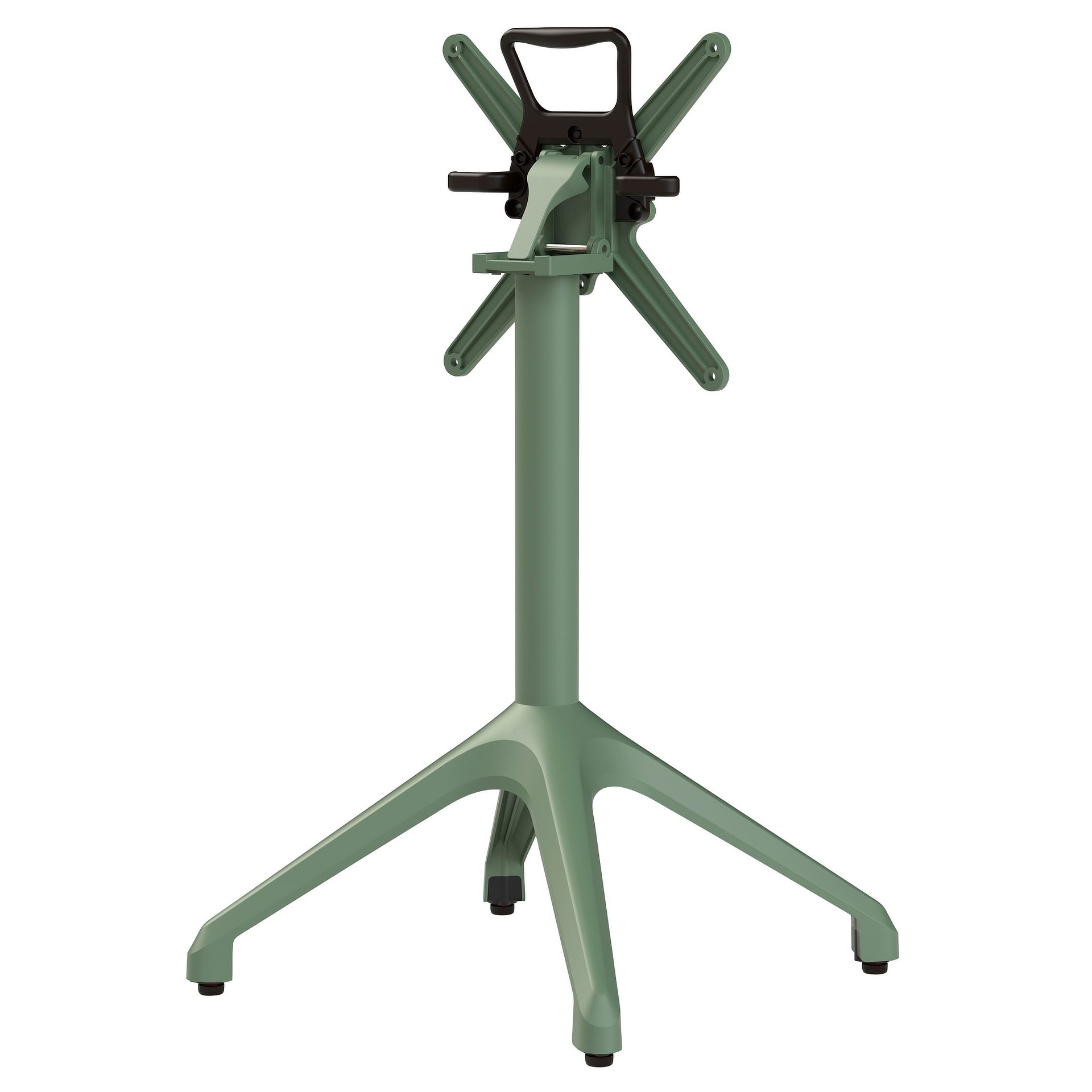 PREMIUM-Serie: Tischgestell Elora-1K klappbar Aluminium green pulverbeschichtet, Outdoor, Terrasse