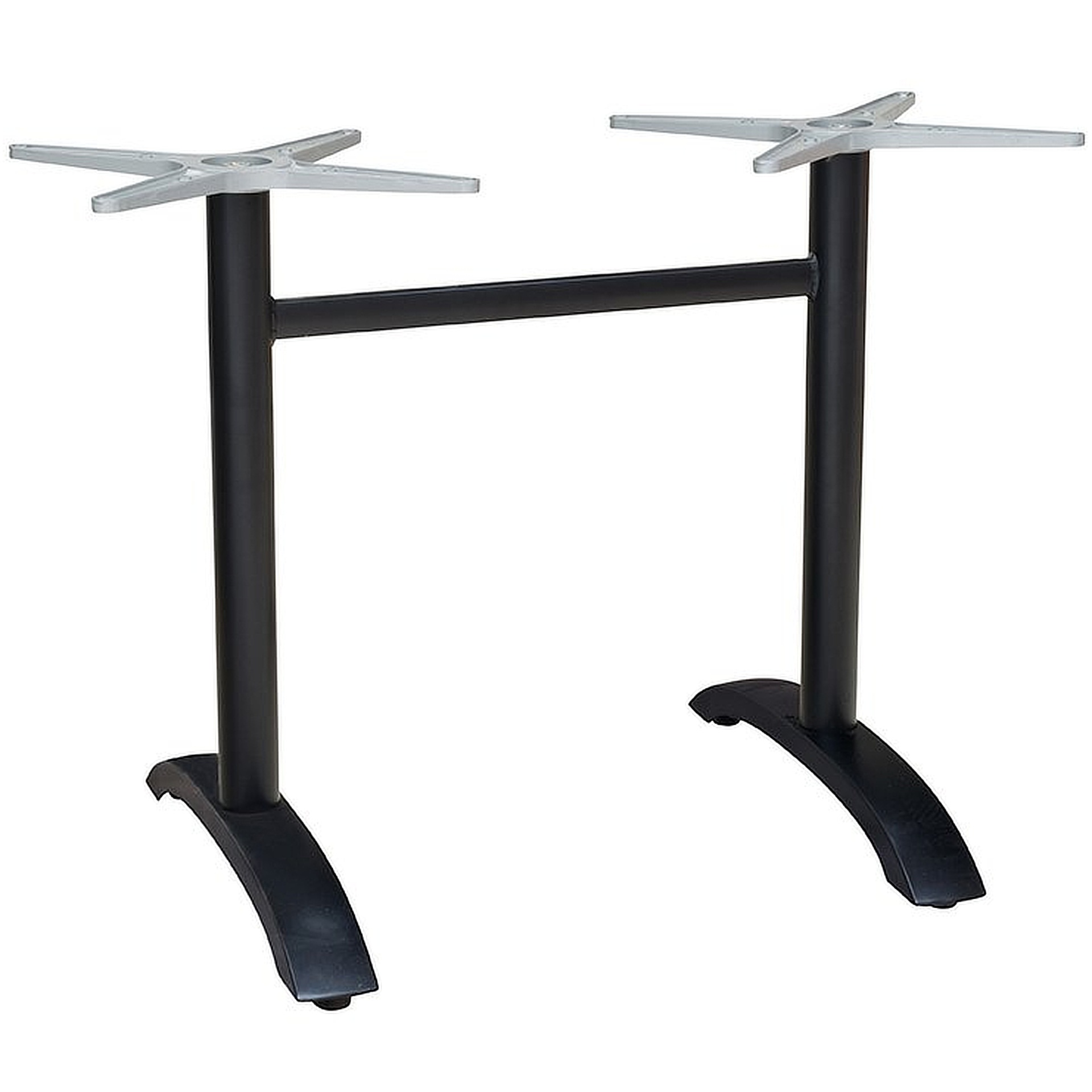 SELECT-Serie: Tischgestell Vento-2 Aluminium schwarz pulverbeschichtet, Outdoor, Terrasse