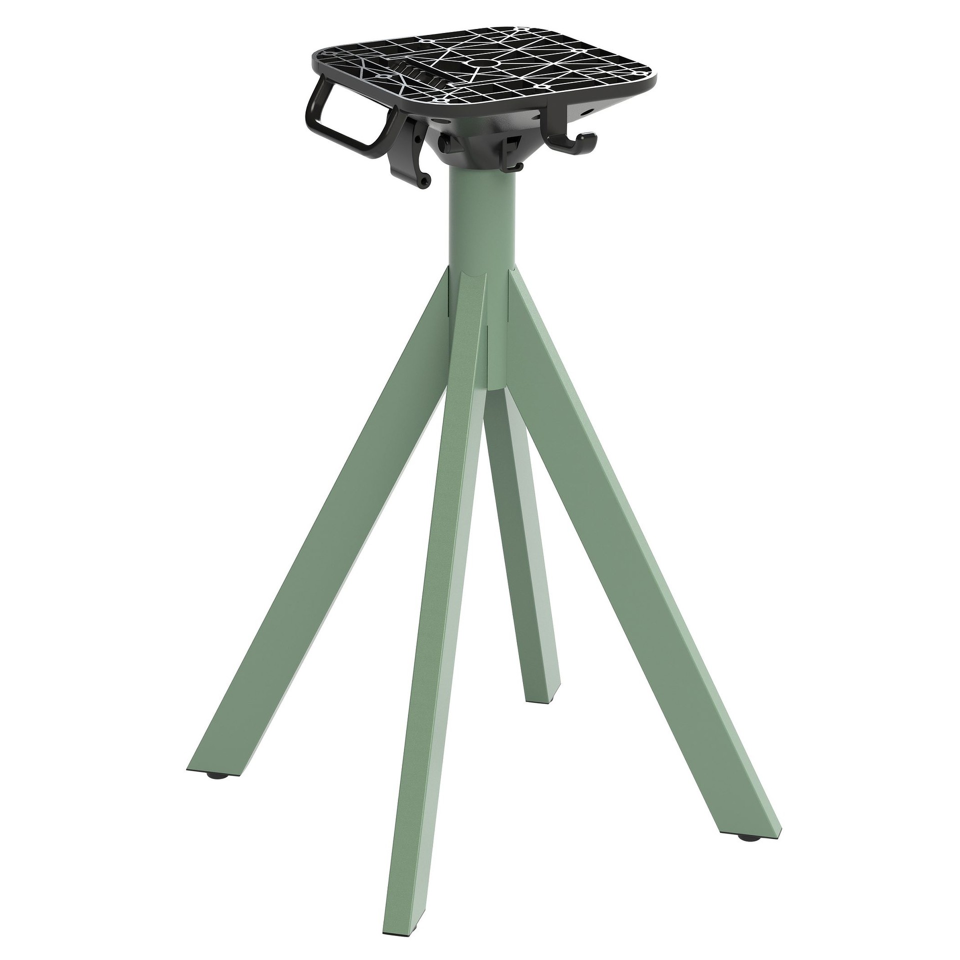 PREMIUM-Serie: Tischgestell Tenura-1K klappbar Stahl green pulverbeschichtet, Outdoor, Terrasse