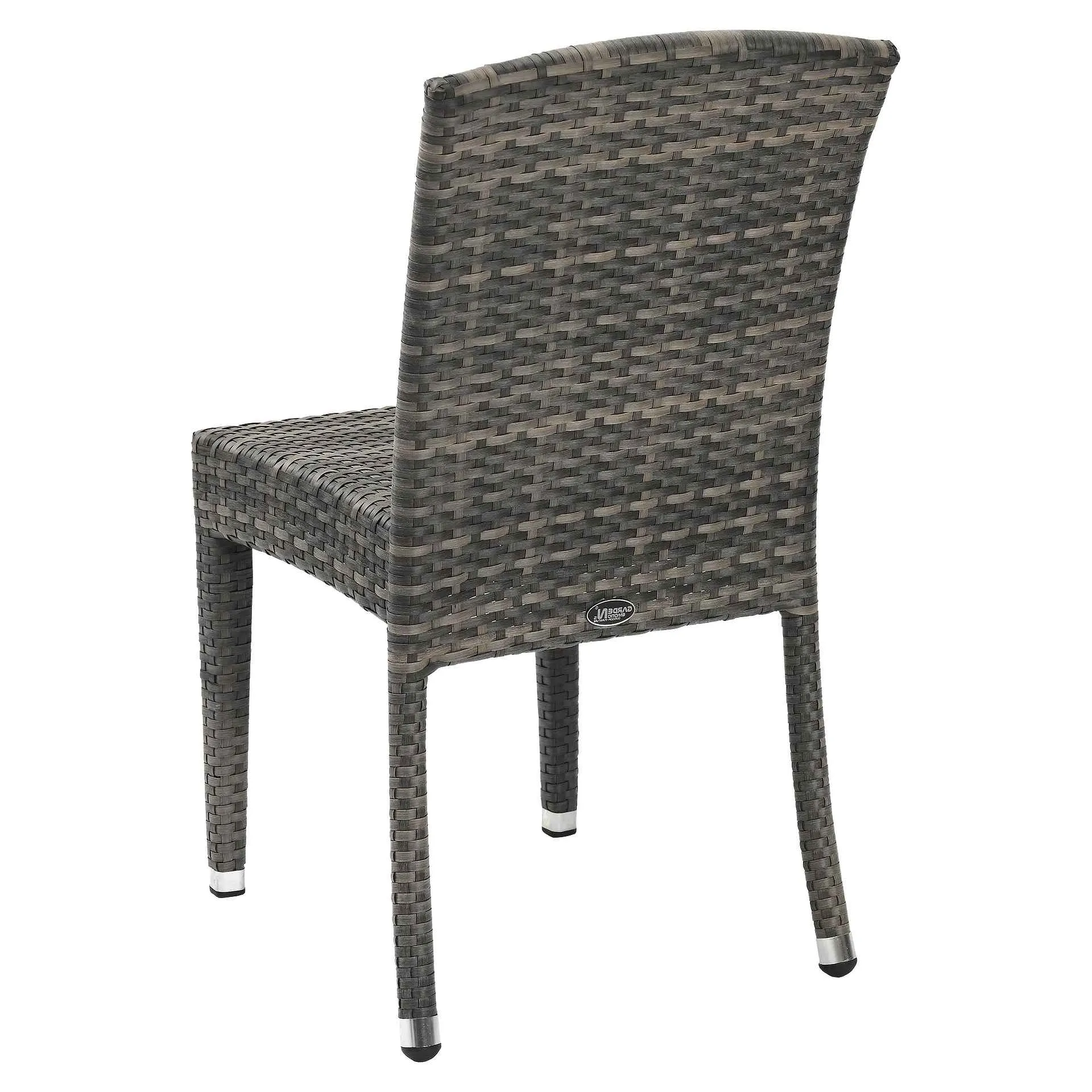 Stuhl Elliot, Geflecht roca, Polyrattan, Terrassenstuhl, Outdoorstuhl