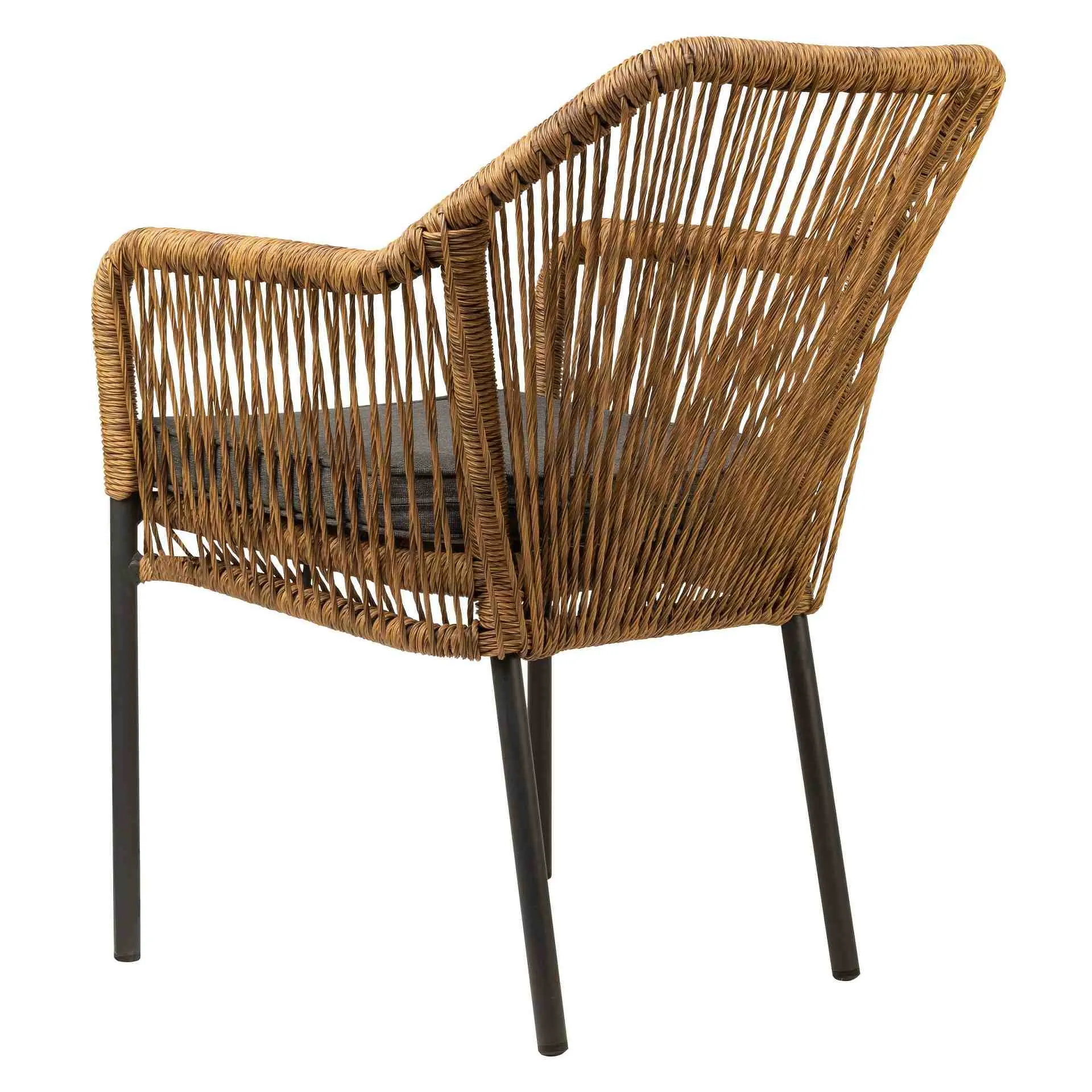 Sessel Marlis, Geflecht natur, Seilgeflecht, Terrassensessel, Outdoorsessel
