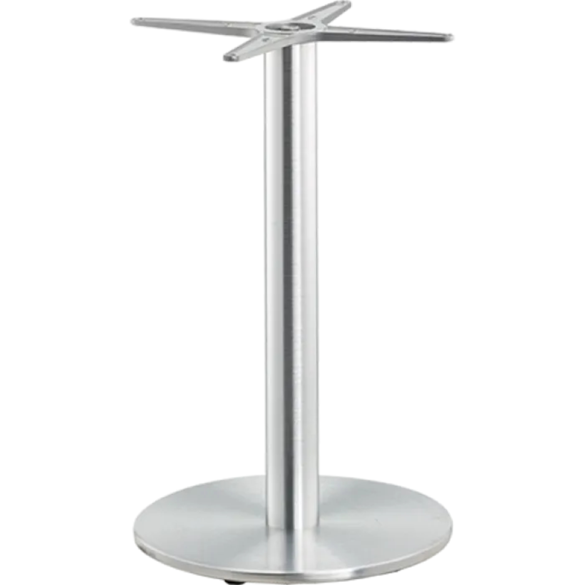 Ana R Tischgestell Aluminium gebürstet in Edelstahloptik, Outdoor, Terrasse