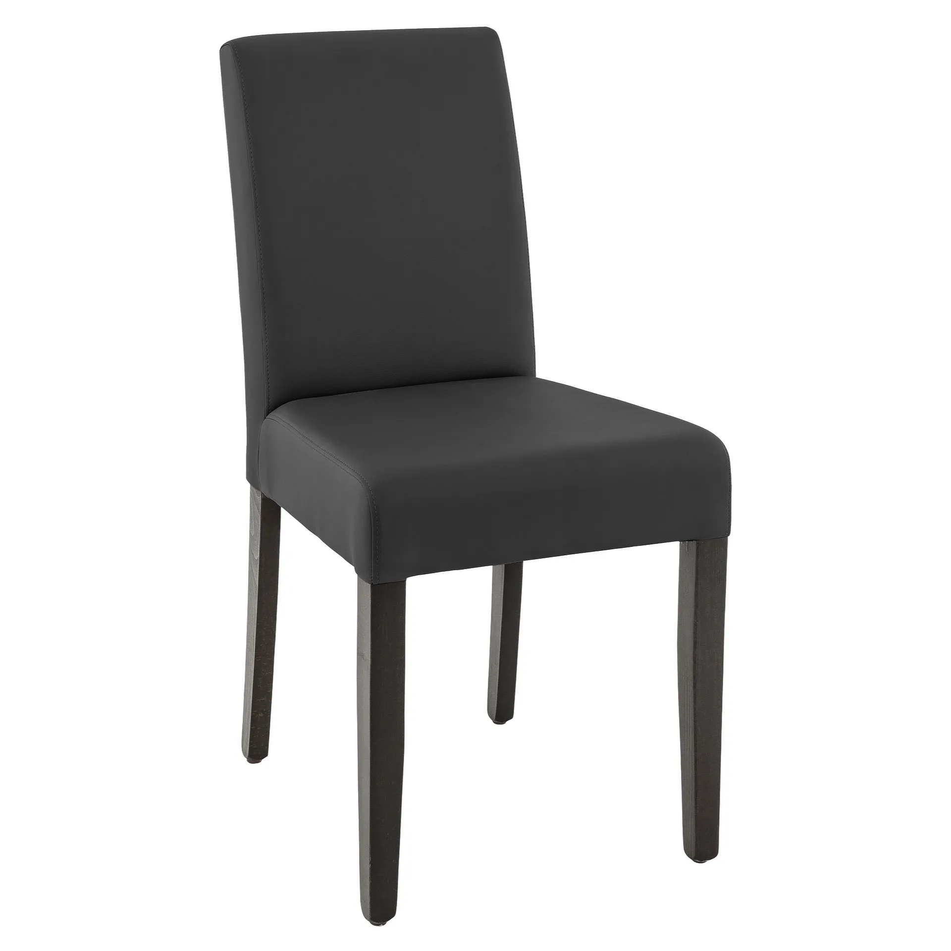 Stuhl Perry, Polster Black, Wenge, Polsterstuhl, Restaurantstuhl