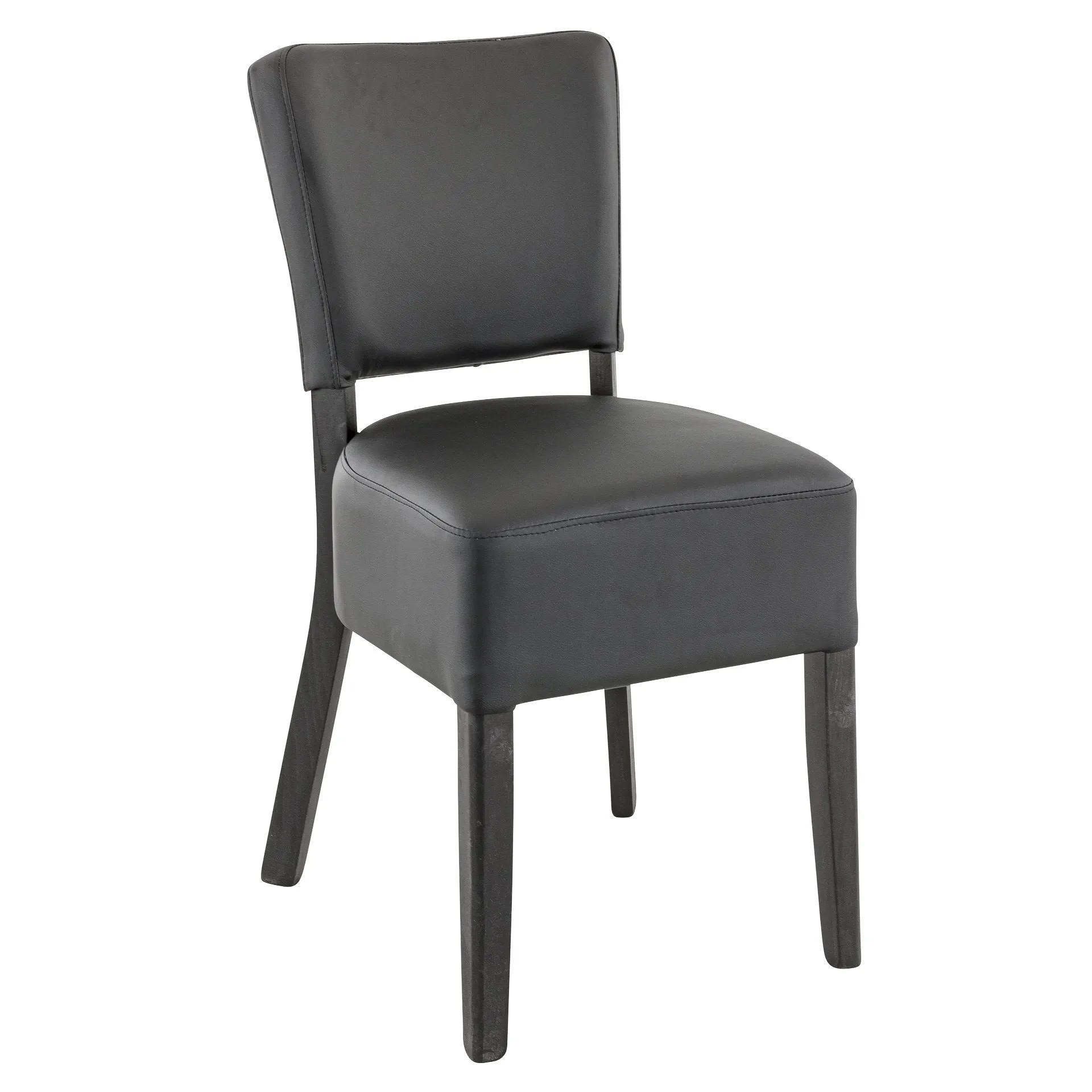 Stuhl Hardy, Polster Black, Wenge, Polsterstuhl, Restaurantstuhl