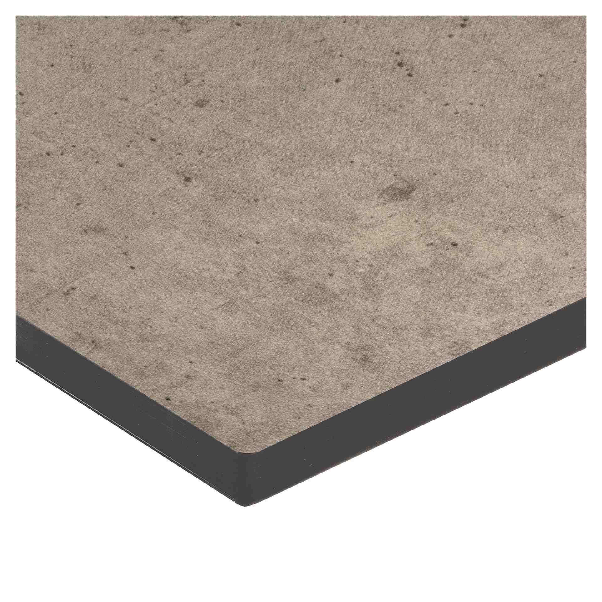 SELECT-Serie: Tischplatte Compact 12mm HPL Dekor Concrete Grey Terrassentischplatte Outdoor