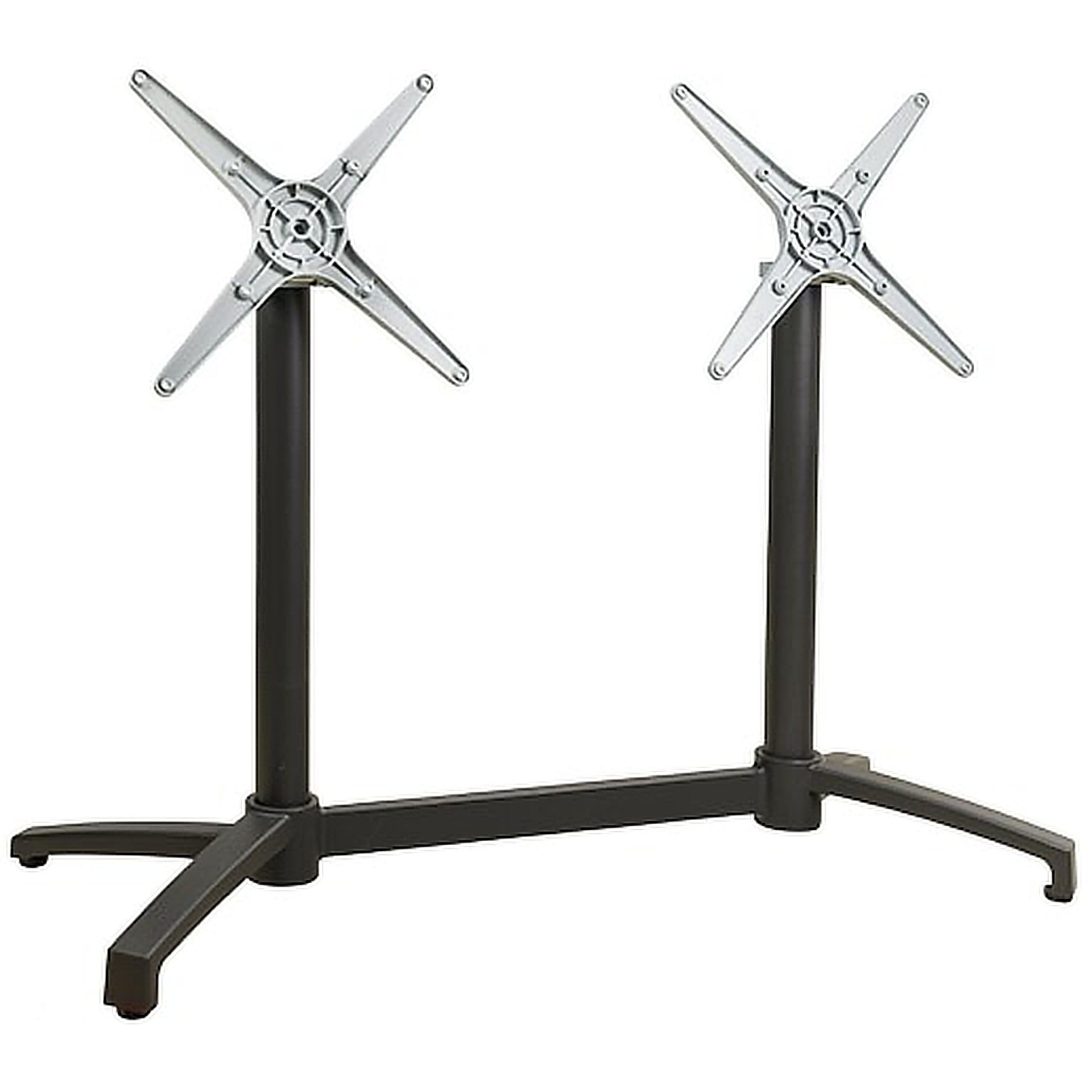 SELECT-Serie: Tischgestell Velos-2K klappbar, Aluminium anthrazit pulverbeschichtet, Outdoor, Terrasse