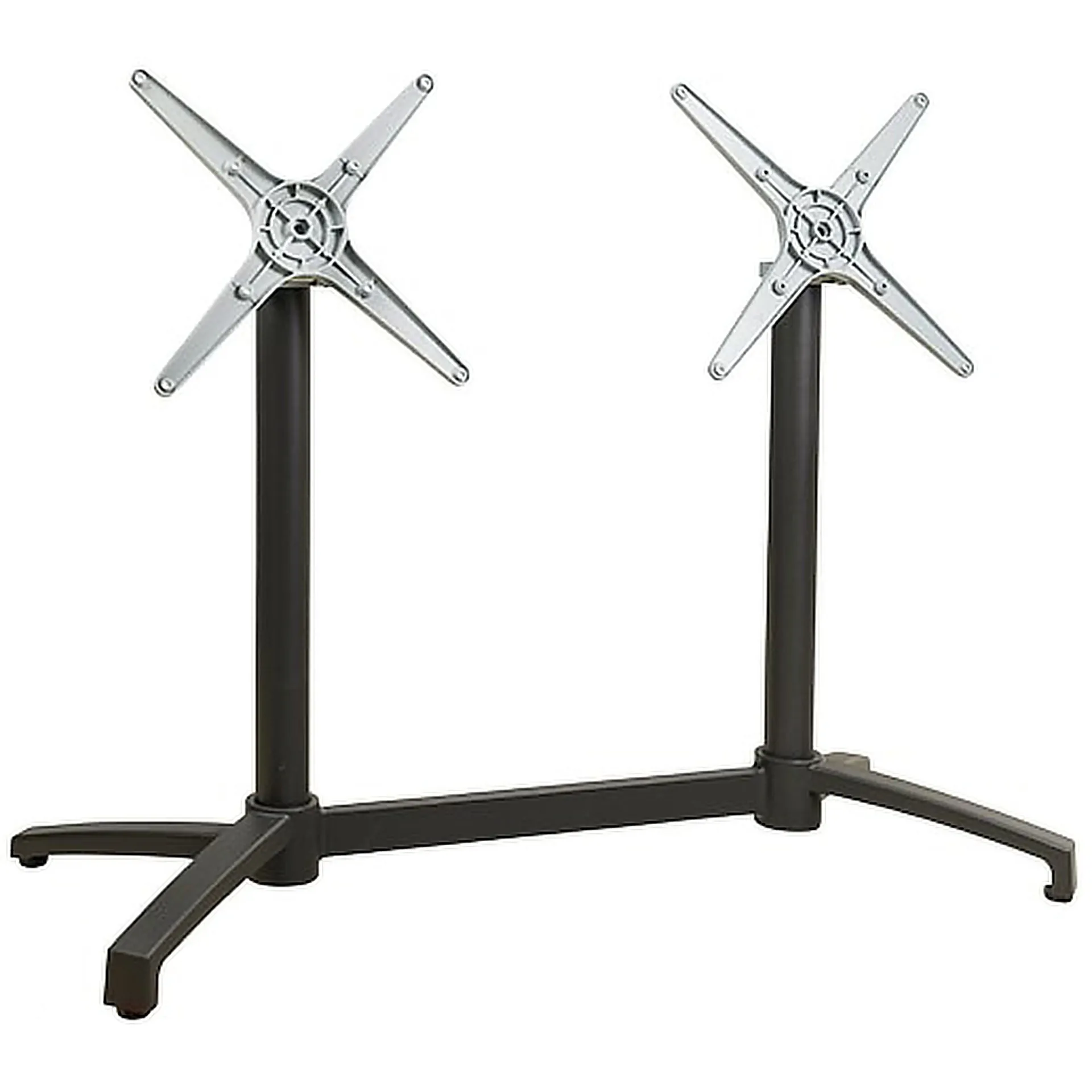 SELECT-Serie: Tischgestell Velos-2K klappbar, Aluminium anthrazit pulverbeschichtet, Outdoor, Terrasse