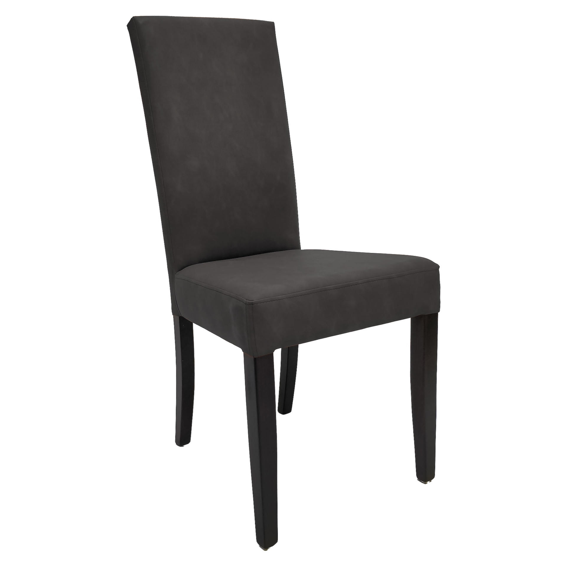 Stuhl Gerald, Polster Anthrazit, Wenge, Polsterstuhl, Restaurantstuhl