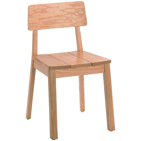 Caspar-Holz-Eiche-Natur Stuhl Caspar, Holzsitz, Eiche Natur, Holzstuhl, Gastronomiestuhl
