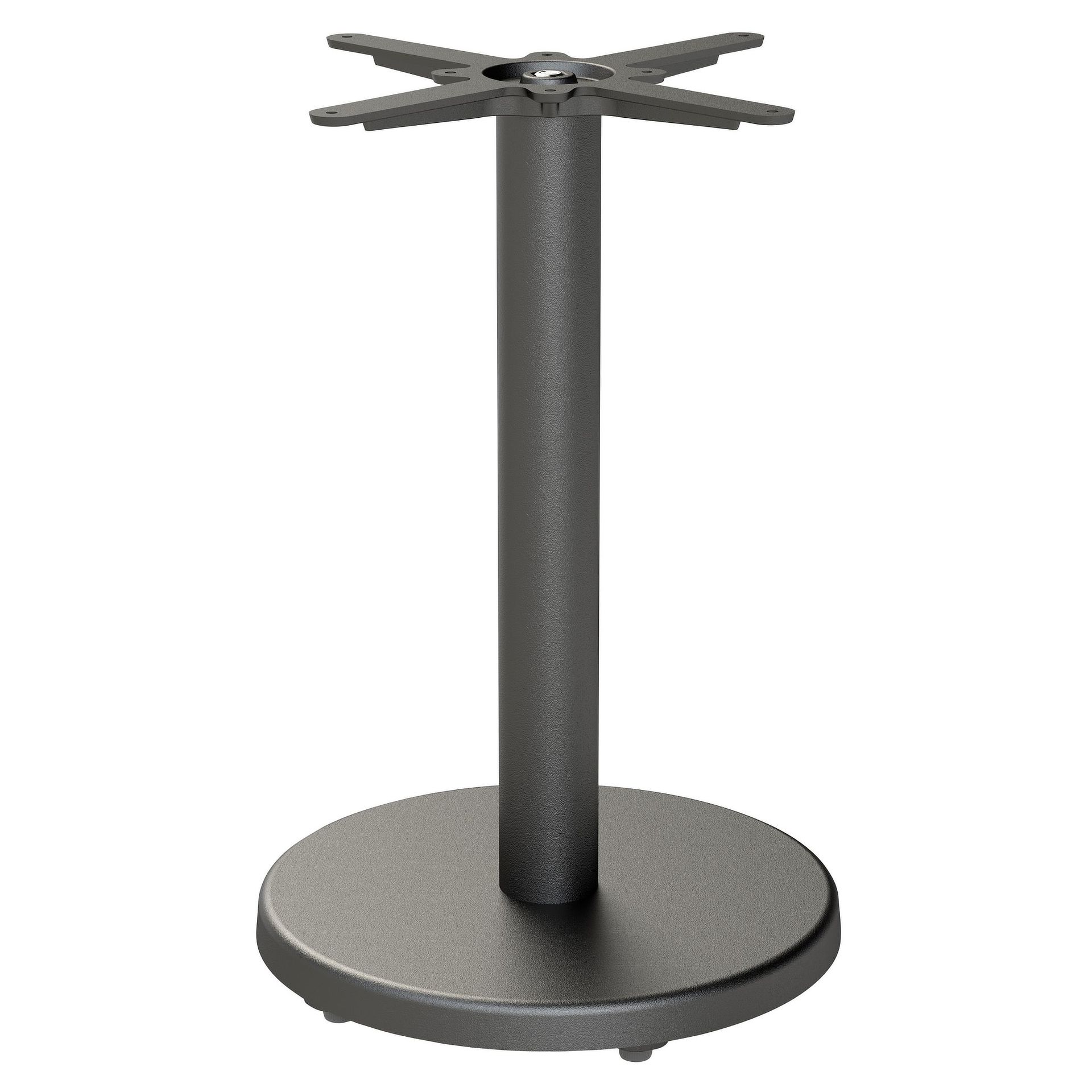 PREMIUM-Serie: Tischgestell Mila-R Gusseisen schwarz pulverbeschichtet, Outdoor, Terrasse