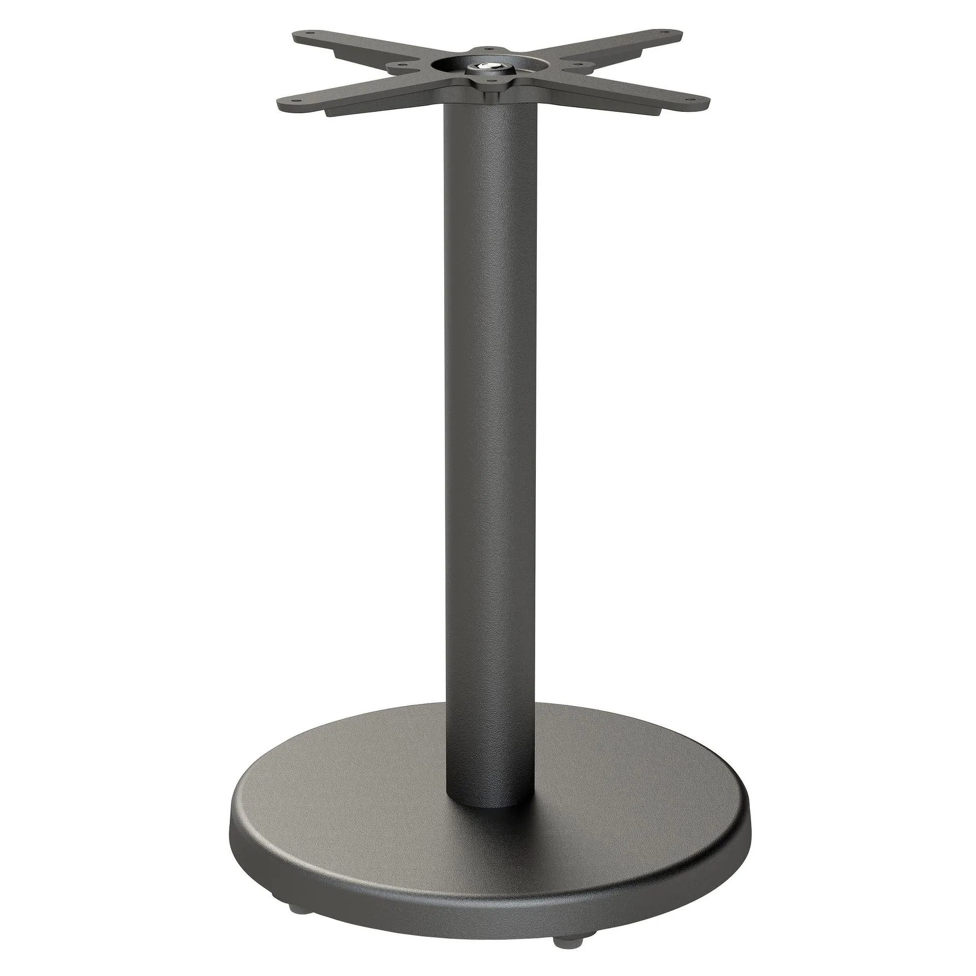 PREMIUM-Serie: Tischgestell Mila-R Gusseisen schwarz pulverbeschichtet, Outdoor, Terrasse