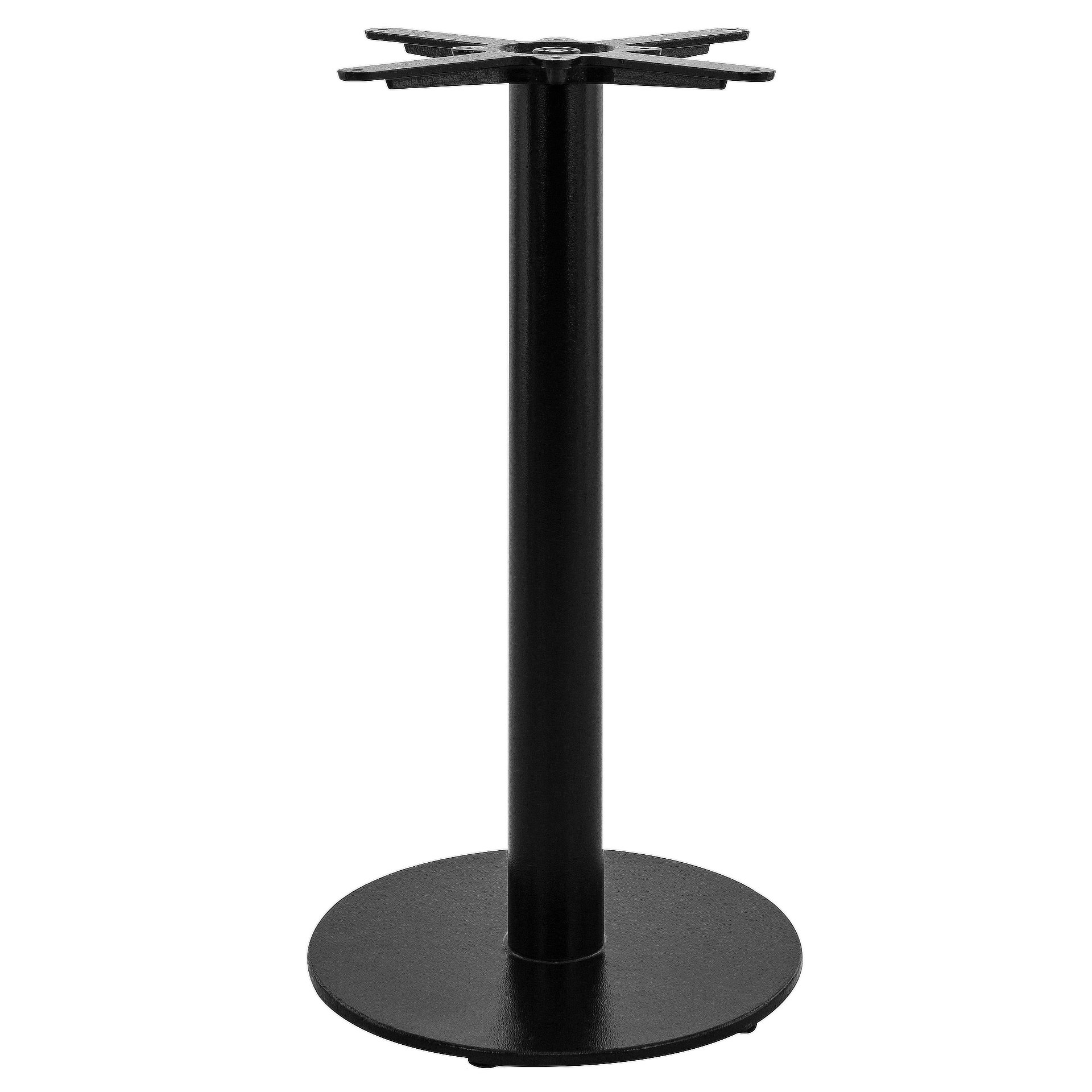 Boston R Tischgestell Gusseisen flach schwarz