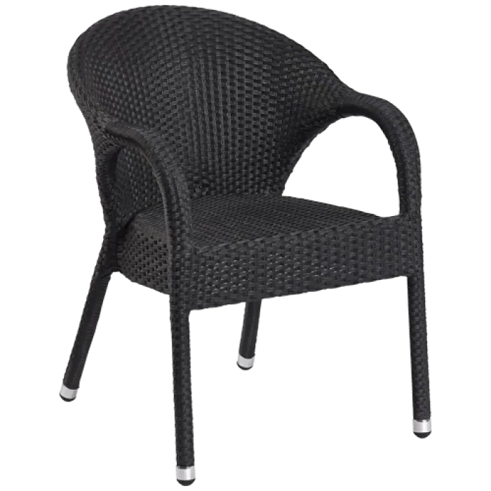 Sessel Eskil, Geflecht schwarz, Polyrattan, Terrassensessel, Outdoorsessel Sessel Eskil, Geflecht schwarz, Polyrattan, Terrassensessel, Outdoorsessel