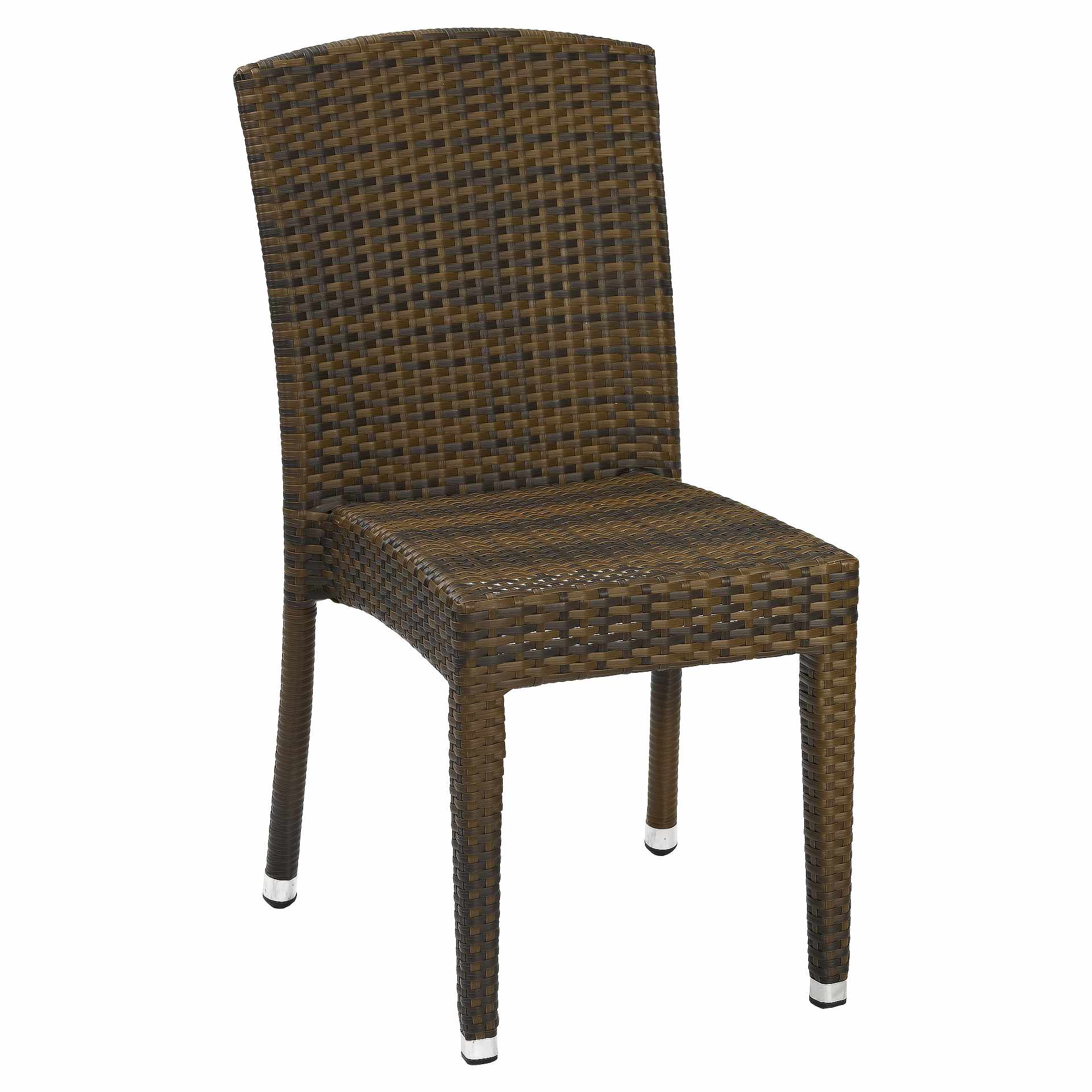 Stuhl Elliot, Geflecht burned, Polyrattan, Terrassenstuhl, Outdoorstuhl