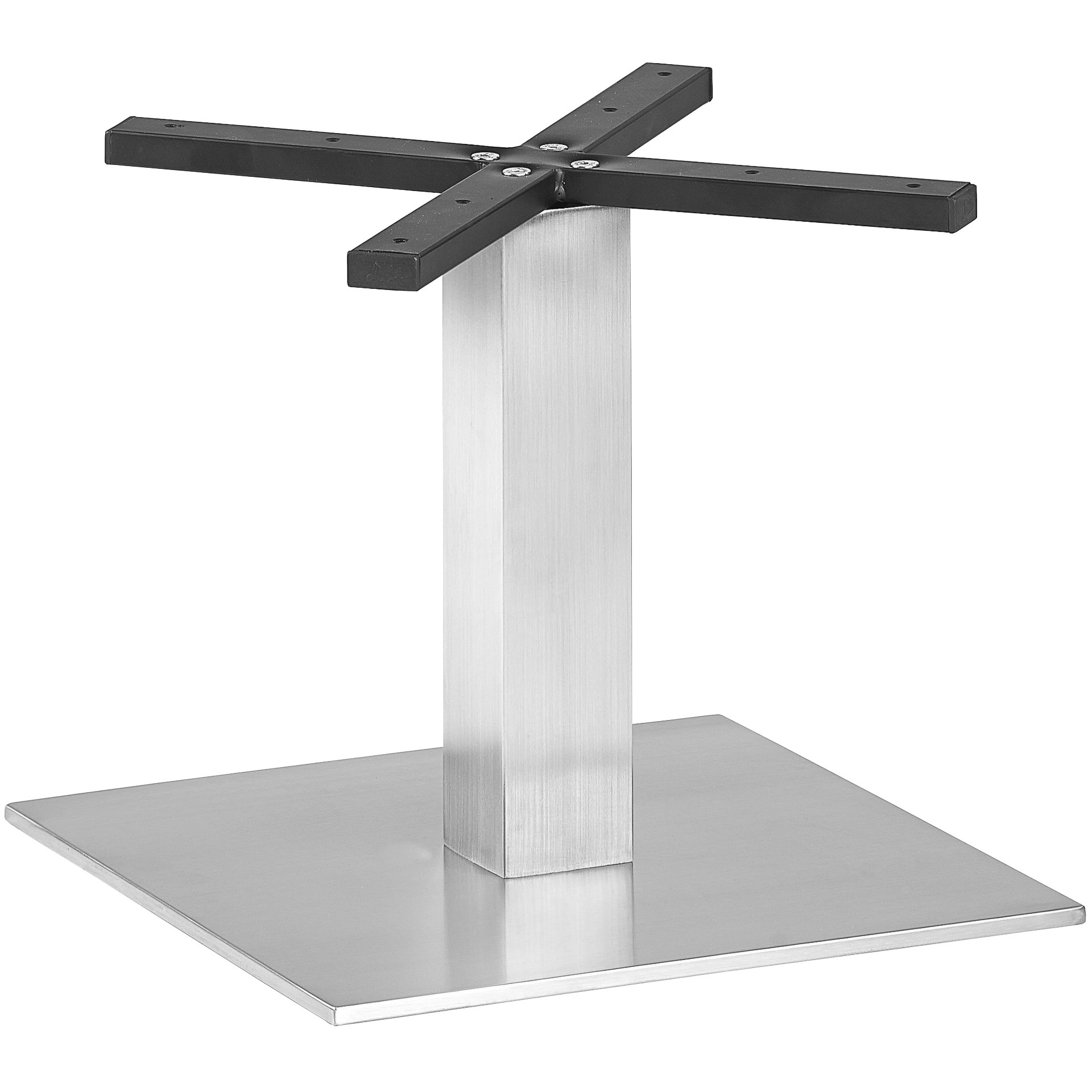 Dover Lounge Q Tischgestell Edelstahl satiniert