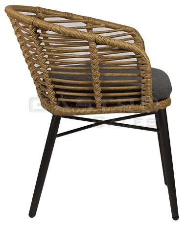 Sessel Hilka, Geflecht natur, Korbgeflecht, Terrassensessel, Outdoorsessel - Seite
