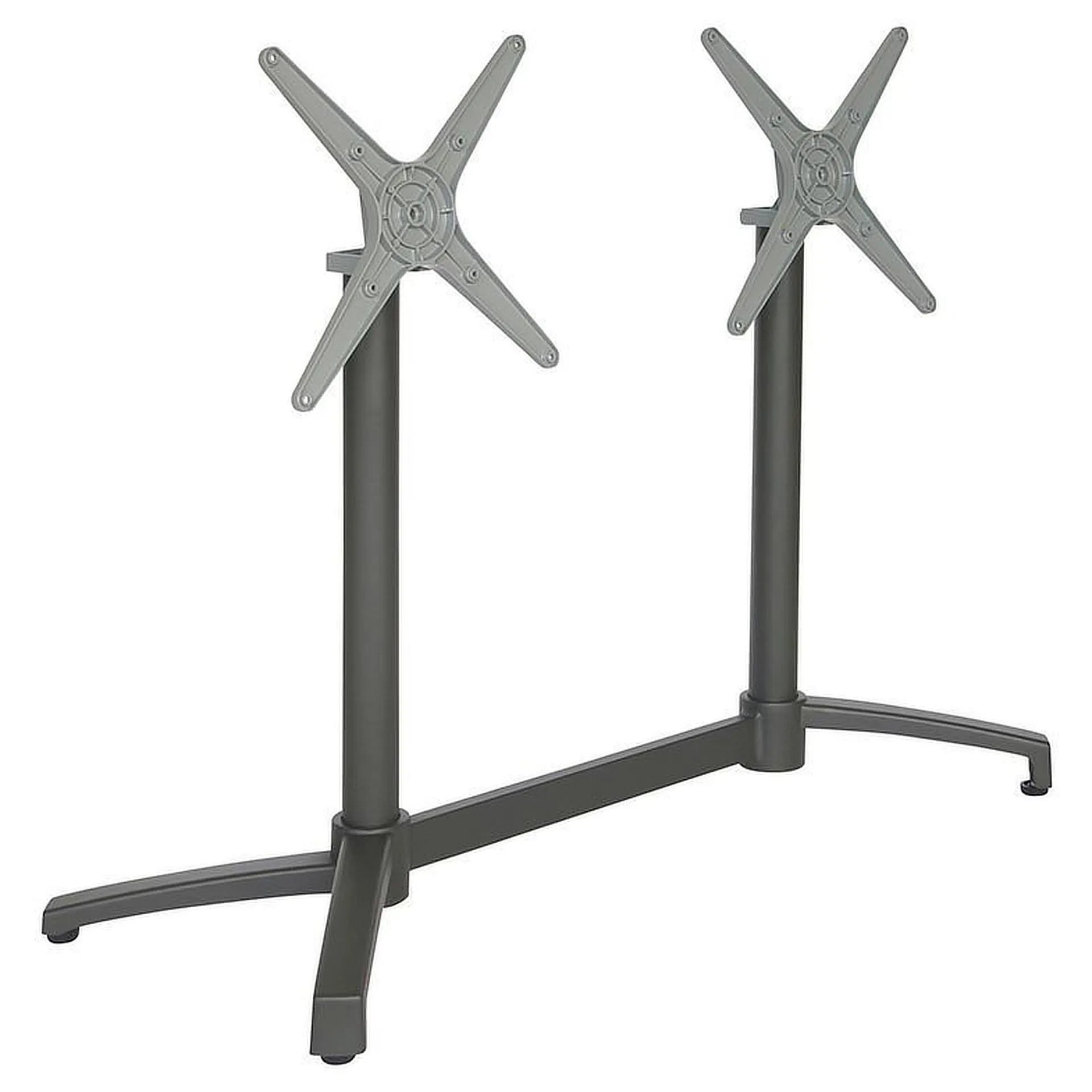 SELECT-Serie: Tischgestell Velos-2K klappbar, Aluminium anthrazit pulverbeschichtet, Outdoor, Terrasse