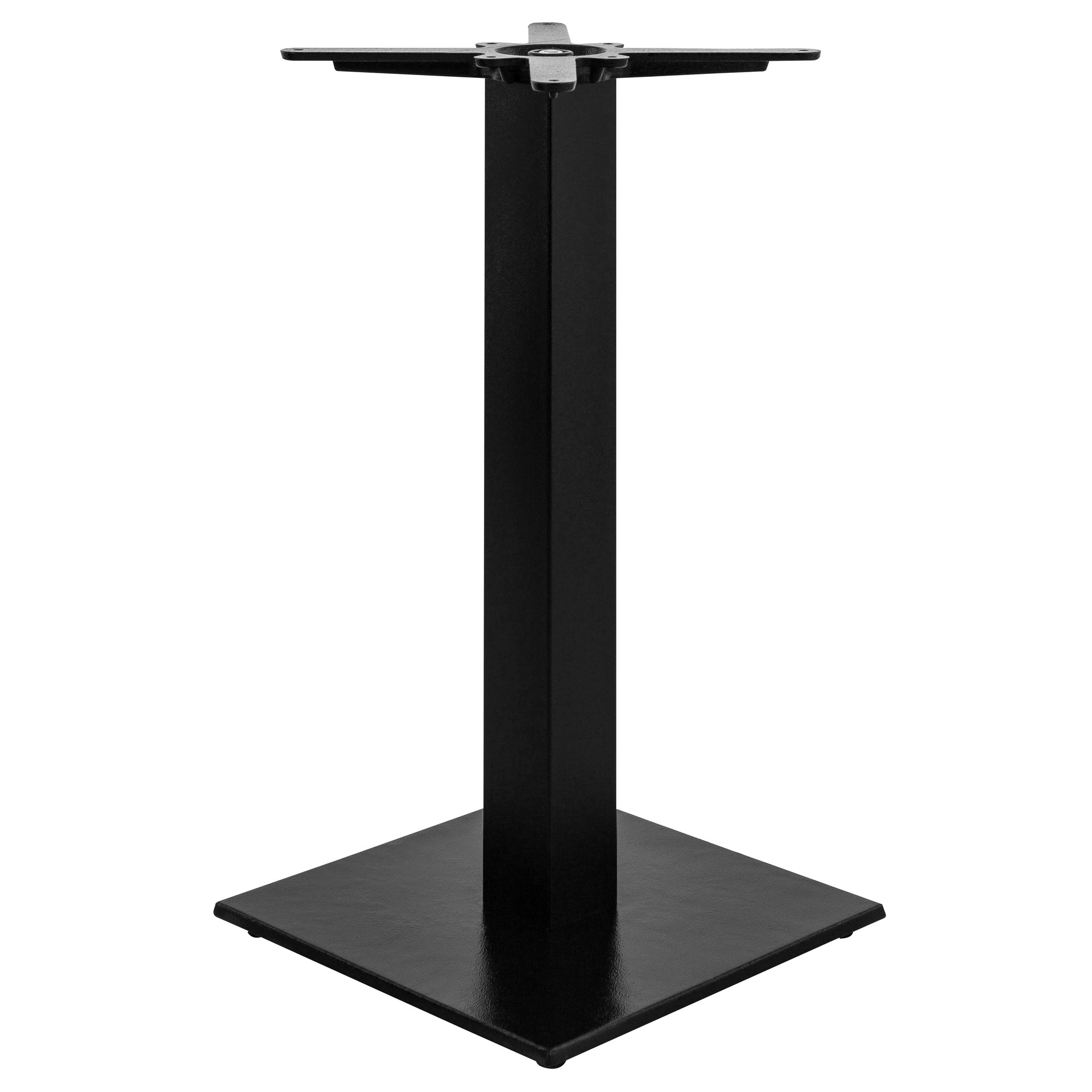 Boston Q Tischgestell Gusseisen flach schwarz