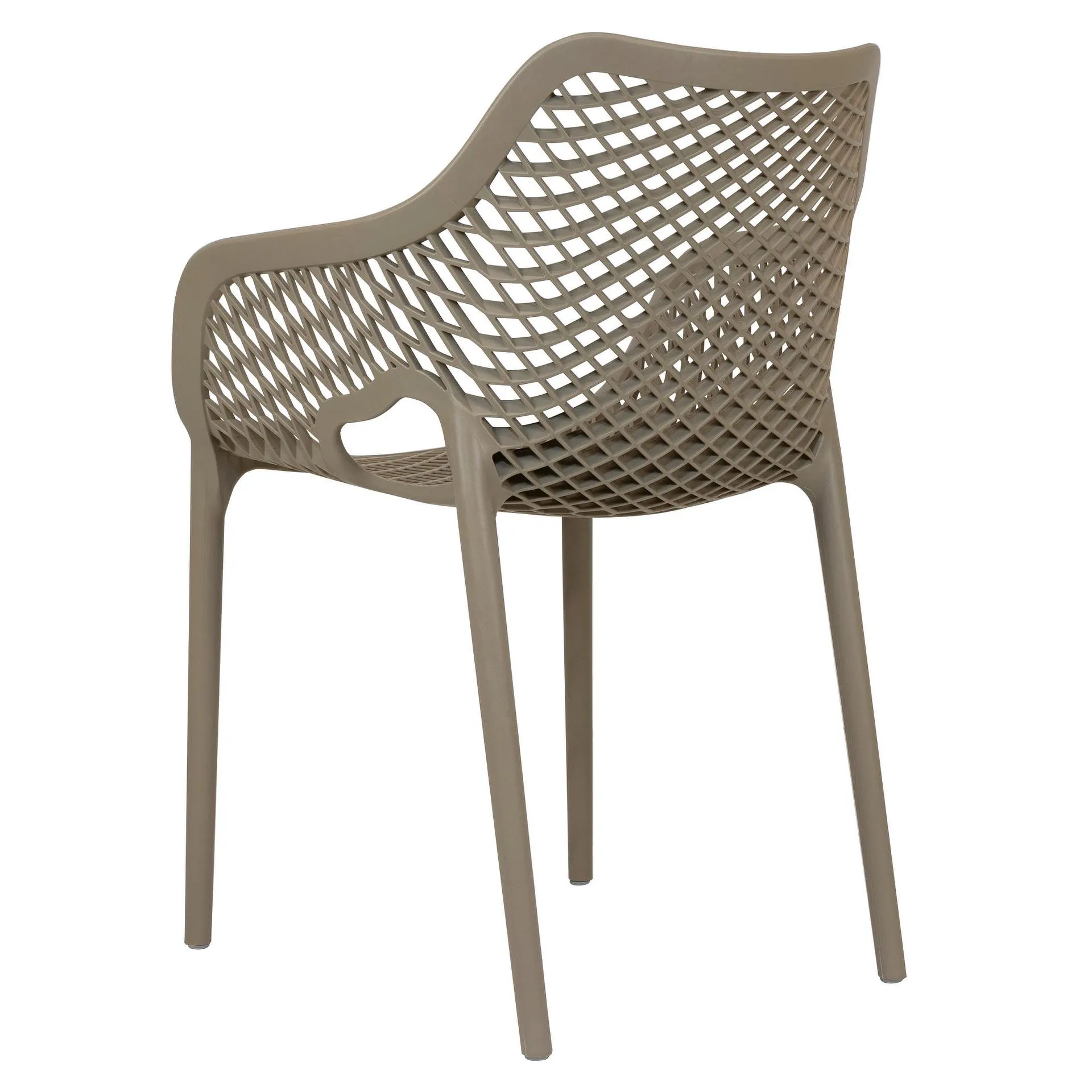 Sessel Air AL Taupe FiberglasPolypropylen, Terrassenstuhl, Outdoorstuhl