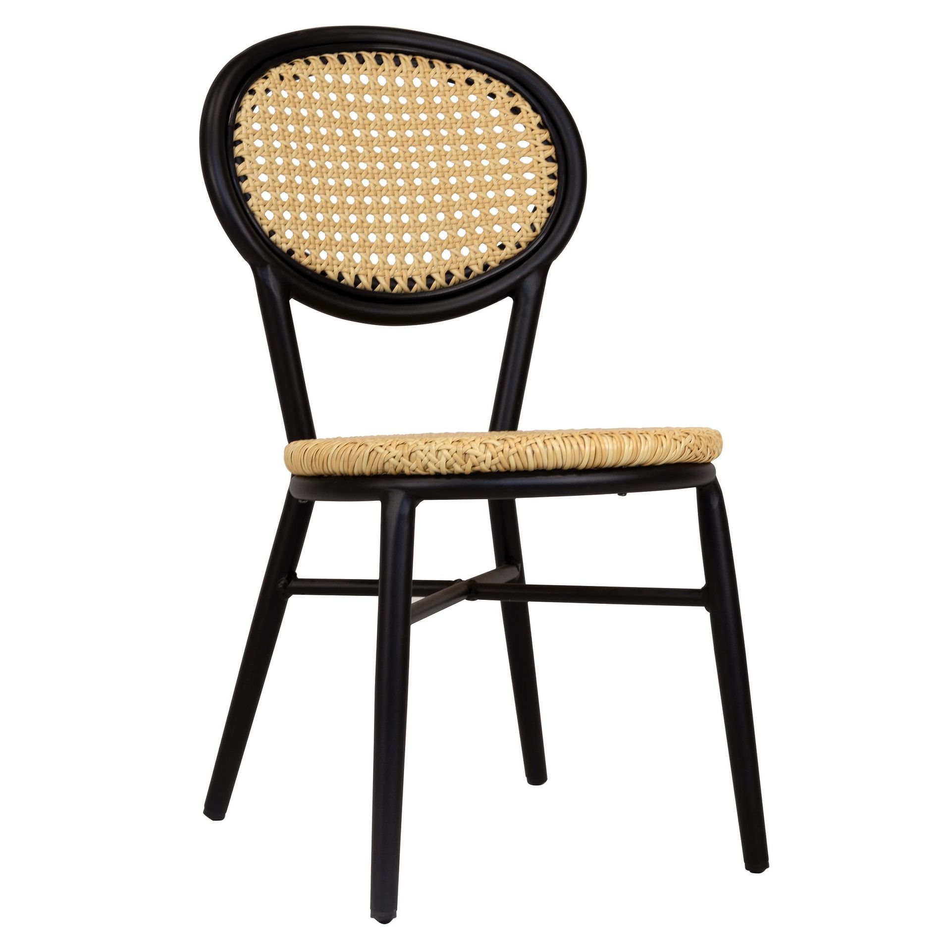 Stuhl Pavia, Gewebe natur, Korbgeflecht, Terrassenstuhl, Outdoorstuhl