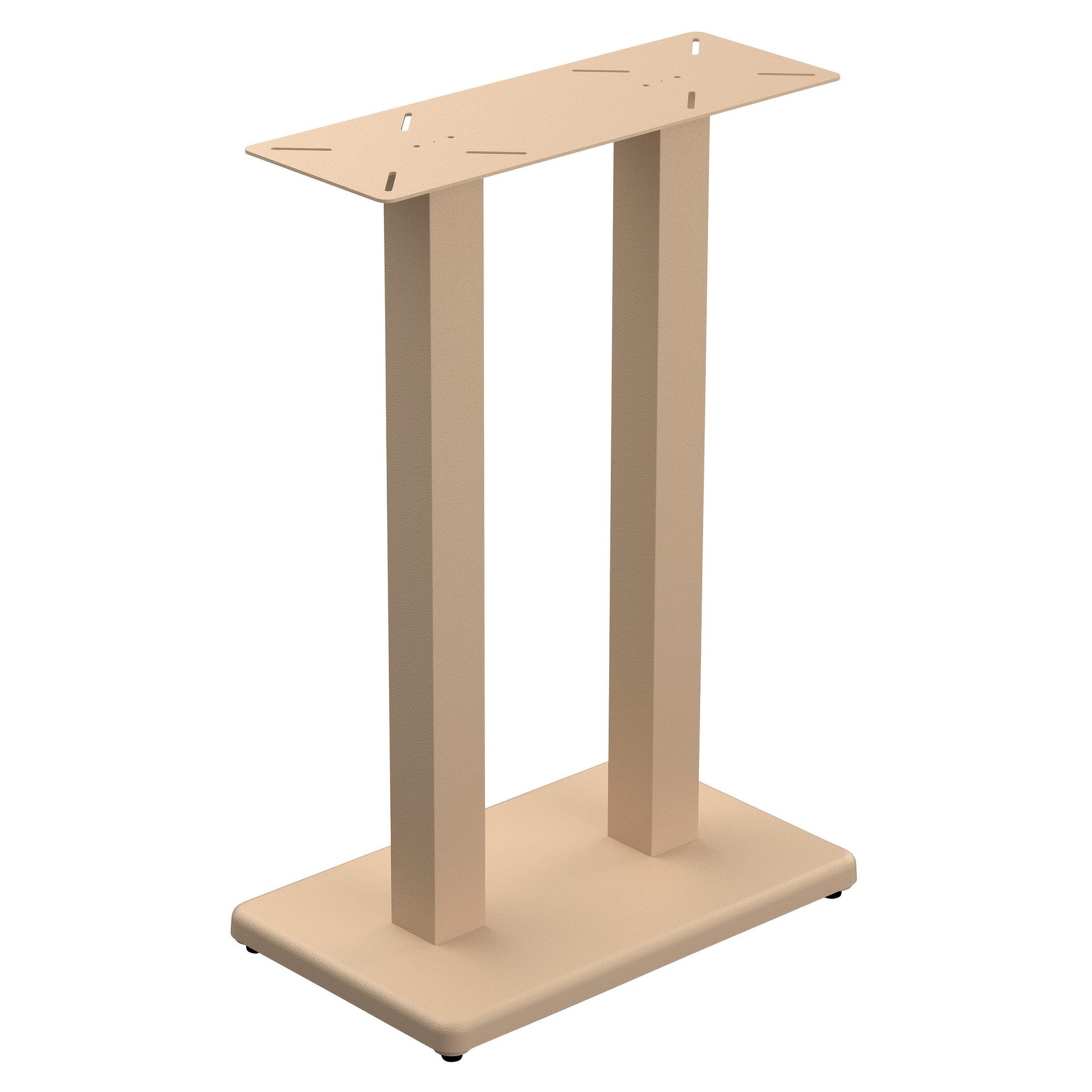 PREMIUM-Serie: Stehtischgestell Mila Bar-E Gusseisen beige pulverbeschichtet, Outdoor, Terrasse