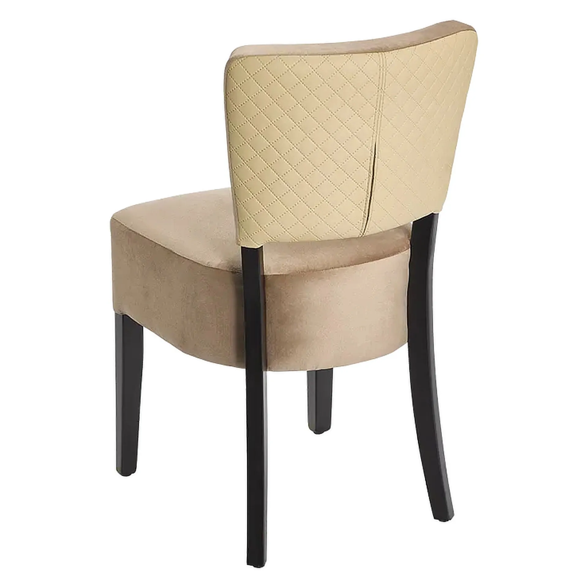 Stuhl Mandy, Polster Creme, Wenge, Polsterstuhl, Restaurantstuhl