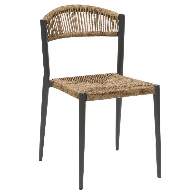 Stuhl Senna, Geflecht natur, Seilgeflecht in Binsenoptik, Terrassenstuhl, Outdoorstuhl Stuhl Senna, Geflecht natur, Seilgeflecht in Binsenoptik, Terrassenstuhl, Outdoorstuhl