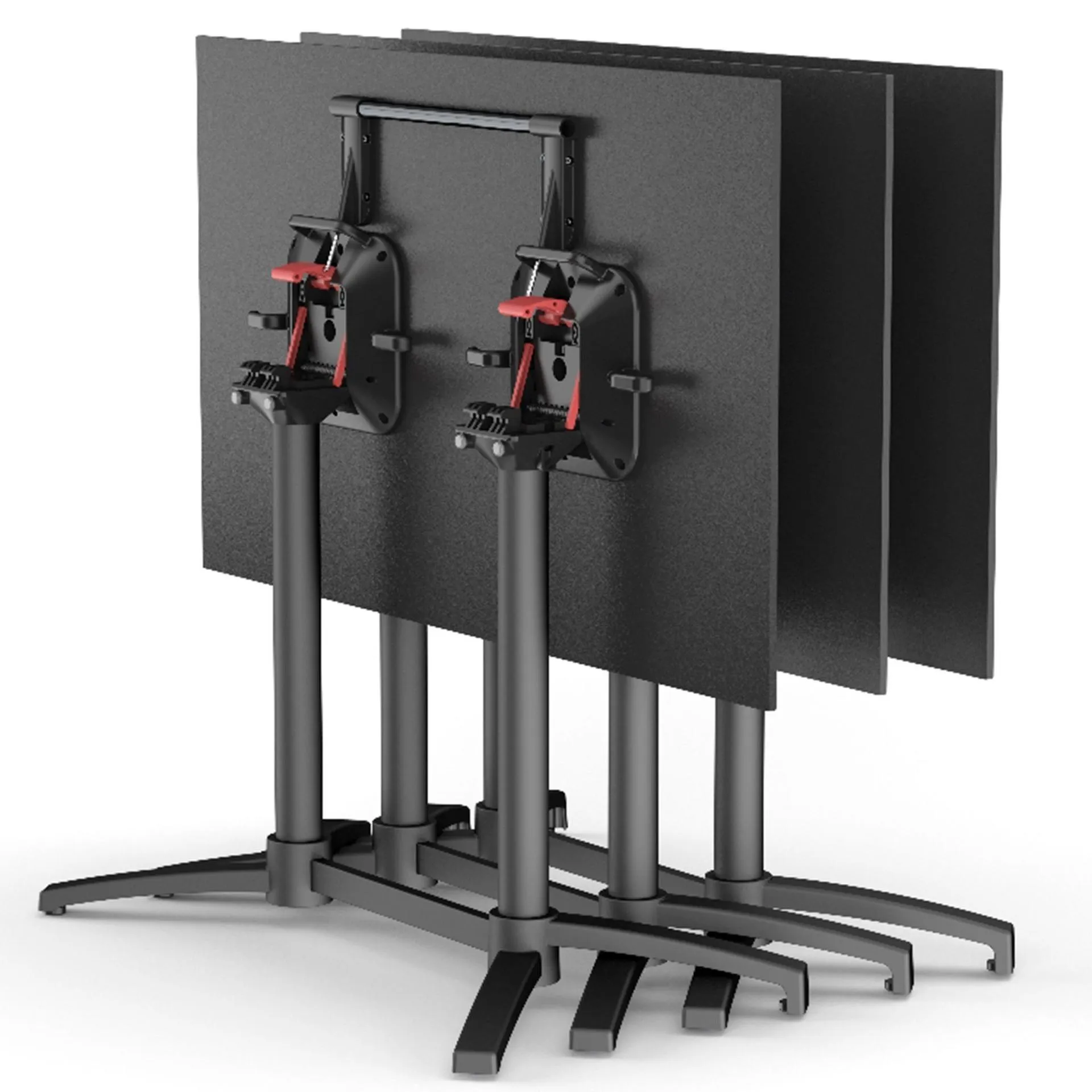 PREMIUM-Serie: Tischgestell Nova-2K klappbar Aluminium black pulverbeschichtet, Outdoor, Terrasse
