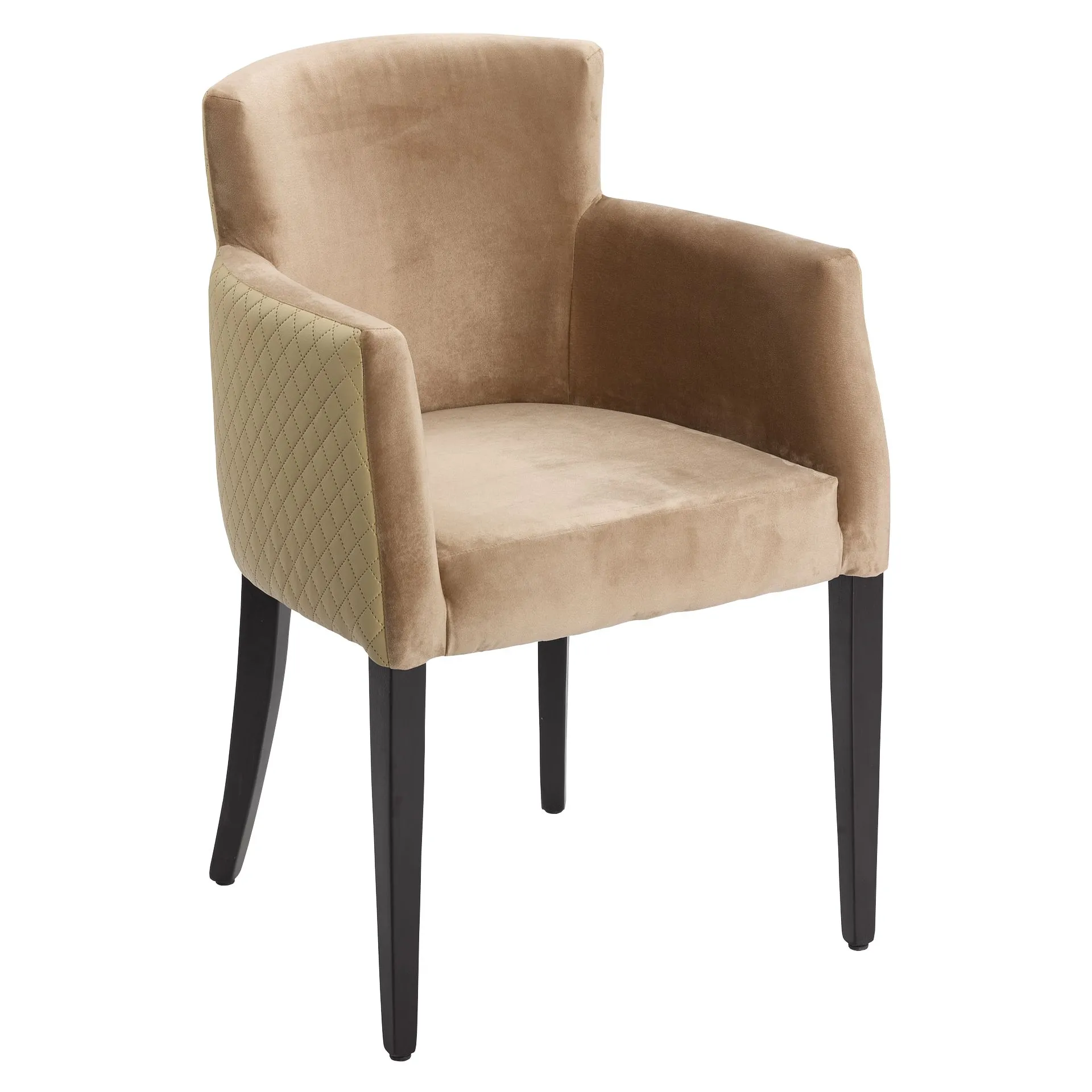 Stuhl Theo, Polster Creme, Wenge, Polsterstuhl, Restaurantstuhl
