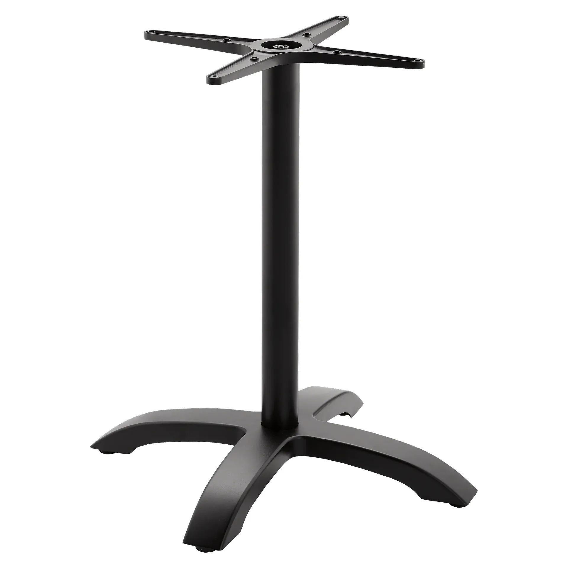 CLASSIC-Serie: Tischgestell Irena-1 Aluminium schwarz pulverbeschichtet, Outdoor, Terrasse