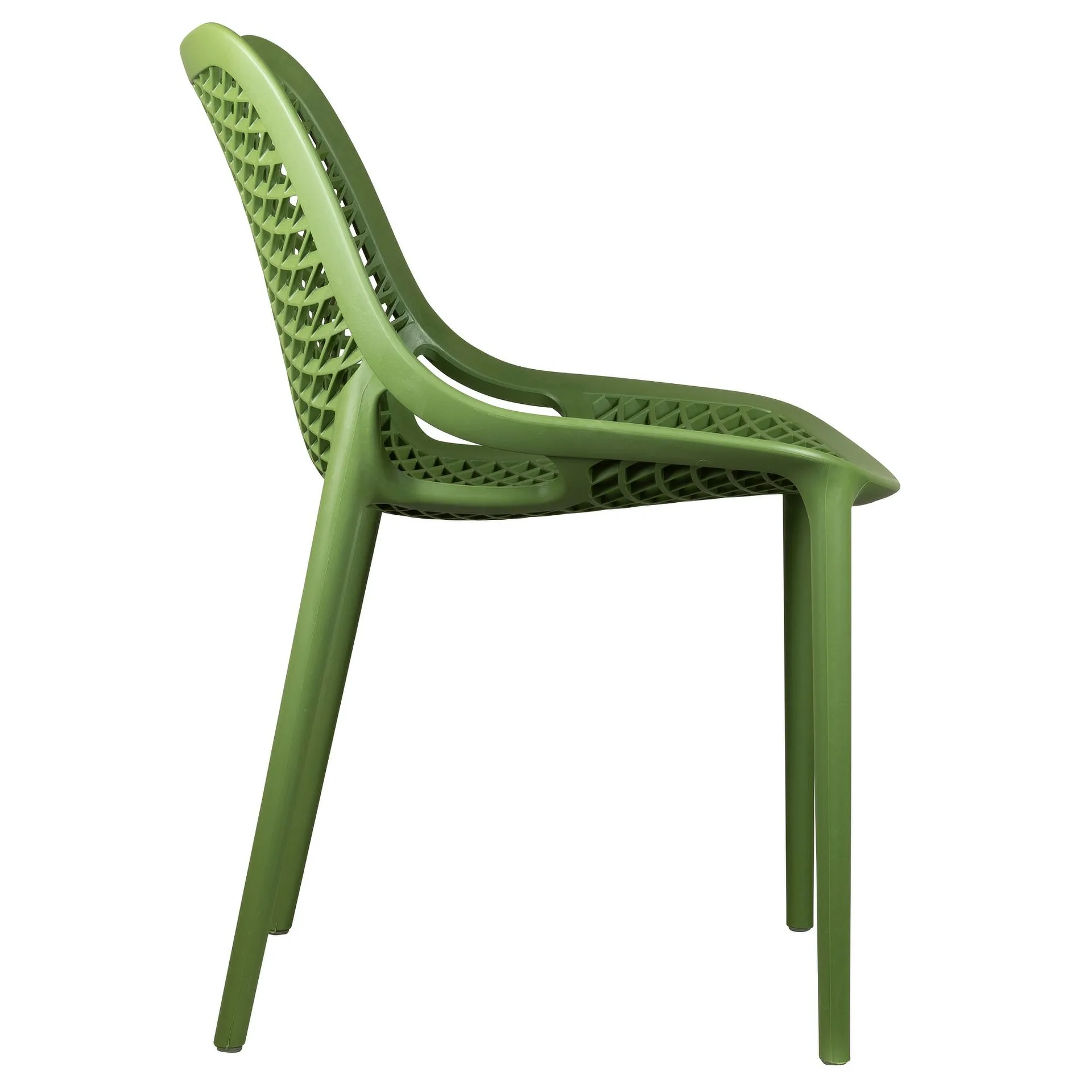 Stuhl Air Green FiberglasPolypropylen, Terrassenstuhl, Outdoorstuhl