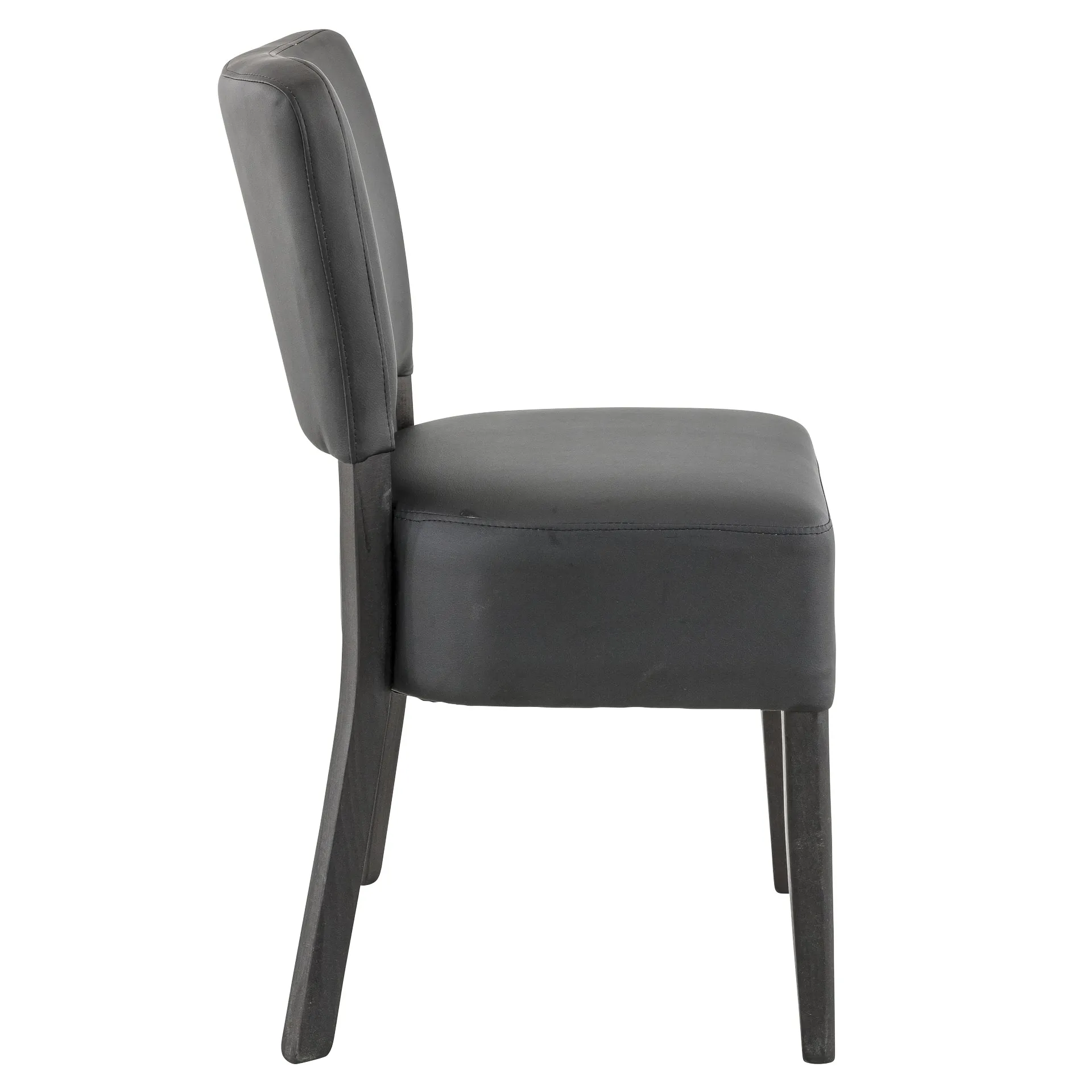 Stuhl Hardy, Polster Black, Wenge, Polsterstuhl, Restaurantstuhl