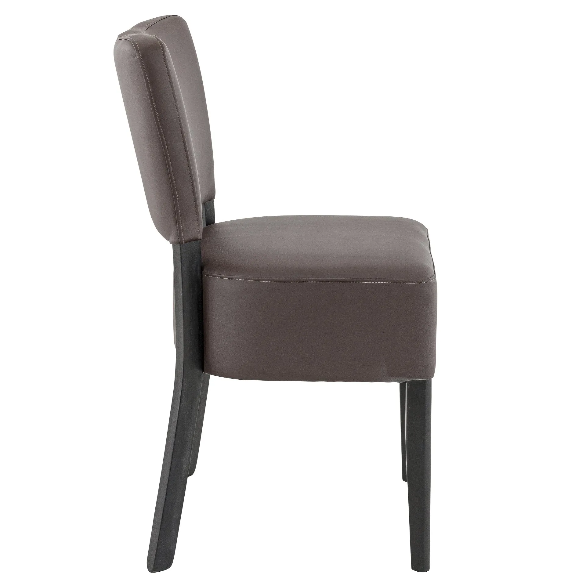 Stuhl Hardy, Polster Choco, Wenge, Polsterstuhl, Restaurantstuhl