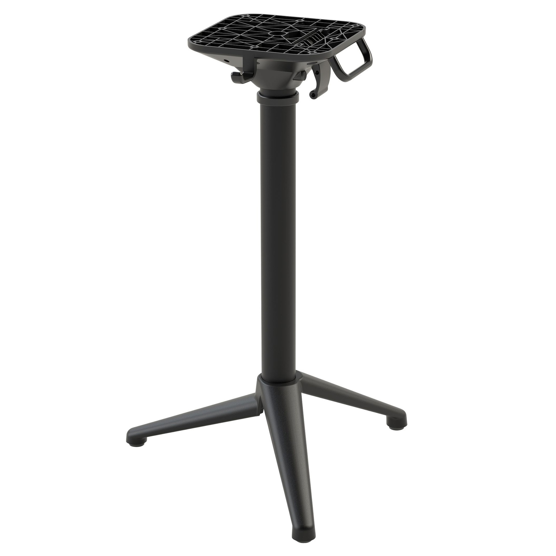 PREMIUM-Serie: Tischgestell Solas-1K klappbar Aluminium black pulverbeschichtet, Outdoor, Terrasse