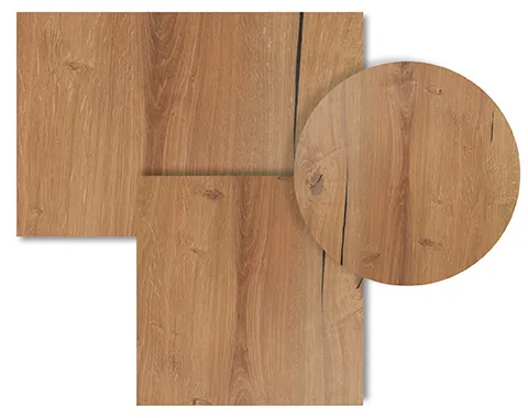Outdoralit Compact 12 mm HPL Dekor Woody Terrassentischplatte Outdoor