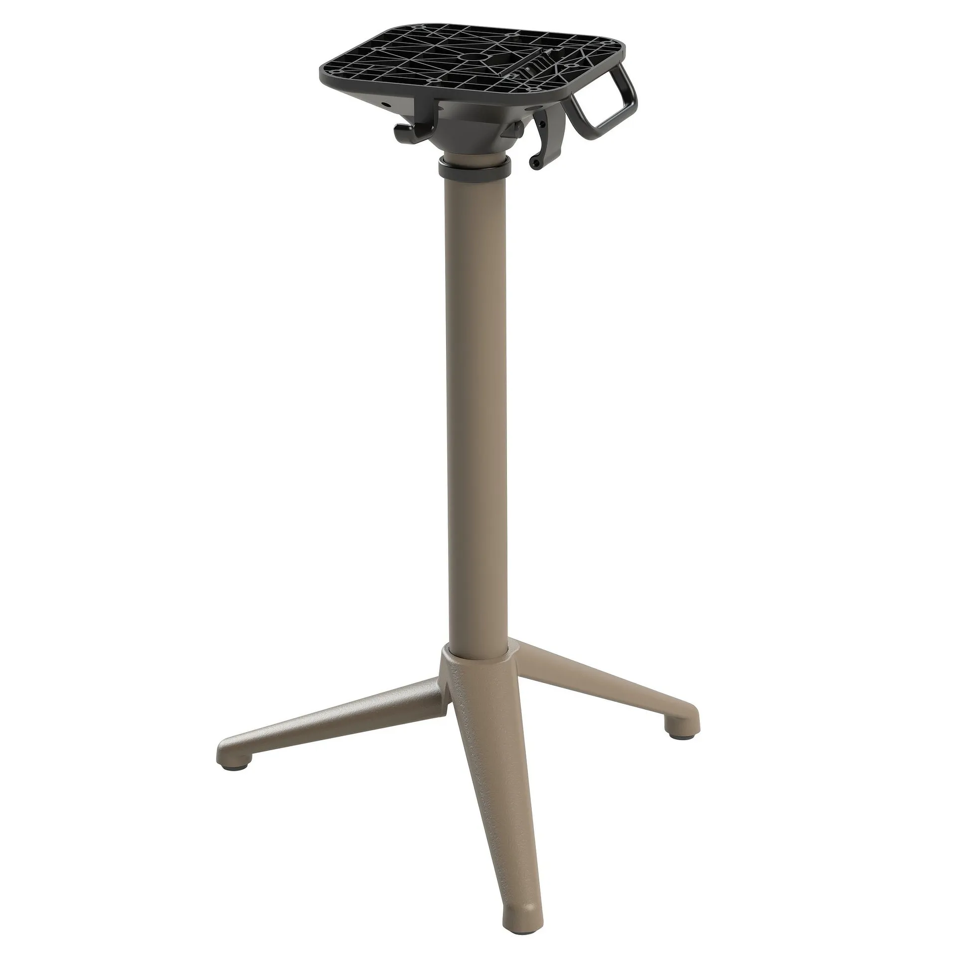 PREMIUM-Serie: Tischgestell Solas-1K klappbar Aluminium khaki pulverbeschichtet, Outdoor, Terrasse