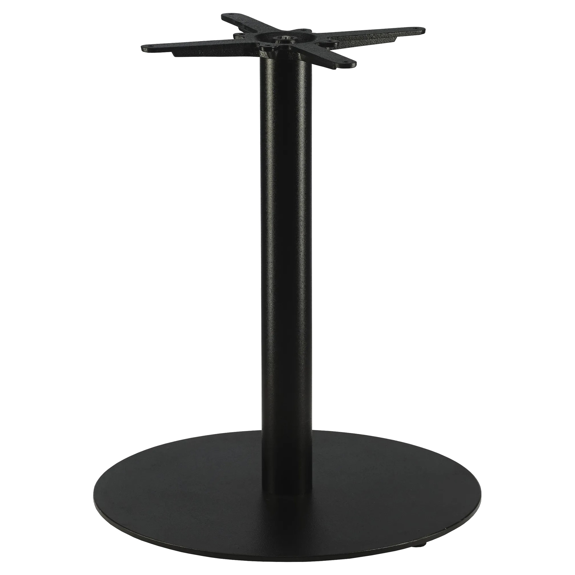 Boston RR Tischgestell Gusseisen flach schwarz