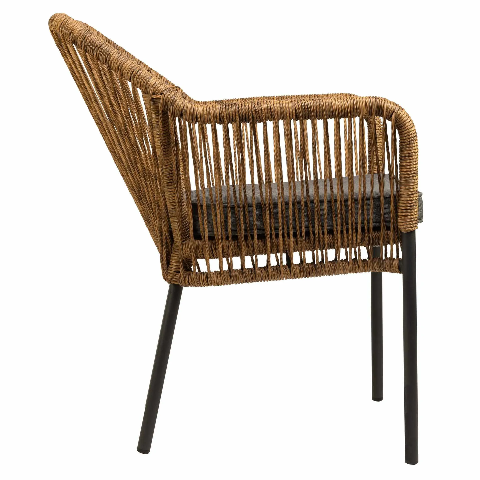 Sessel Marlis, Geflecht natur, Seilgeflecht, Terrassensessel, Outdoorsessel