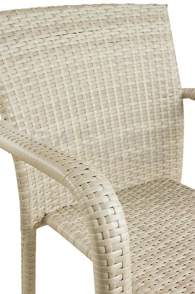 Terrassenstuhl Hugo beige - Armlehne