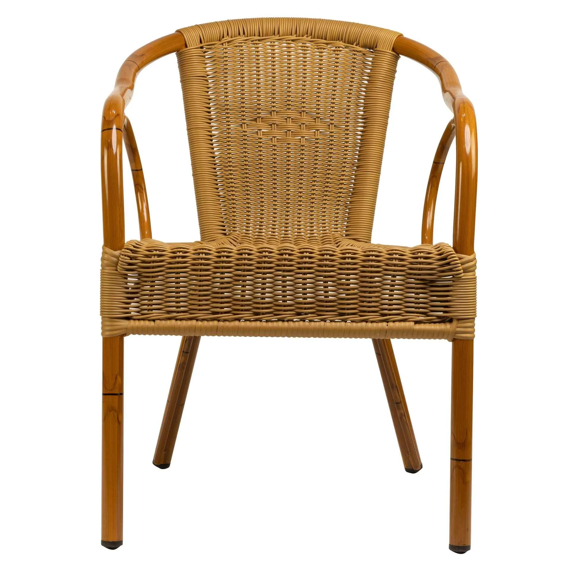 Stuhl Hulda, Gewebe natural, Polyrattan, Terrassenstuhl, Outdoorstuhl