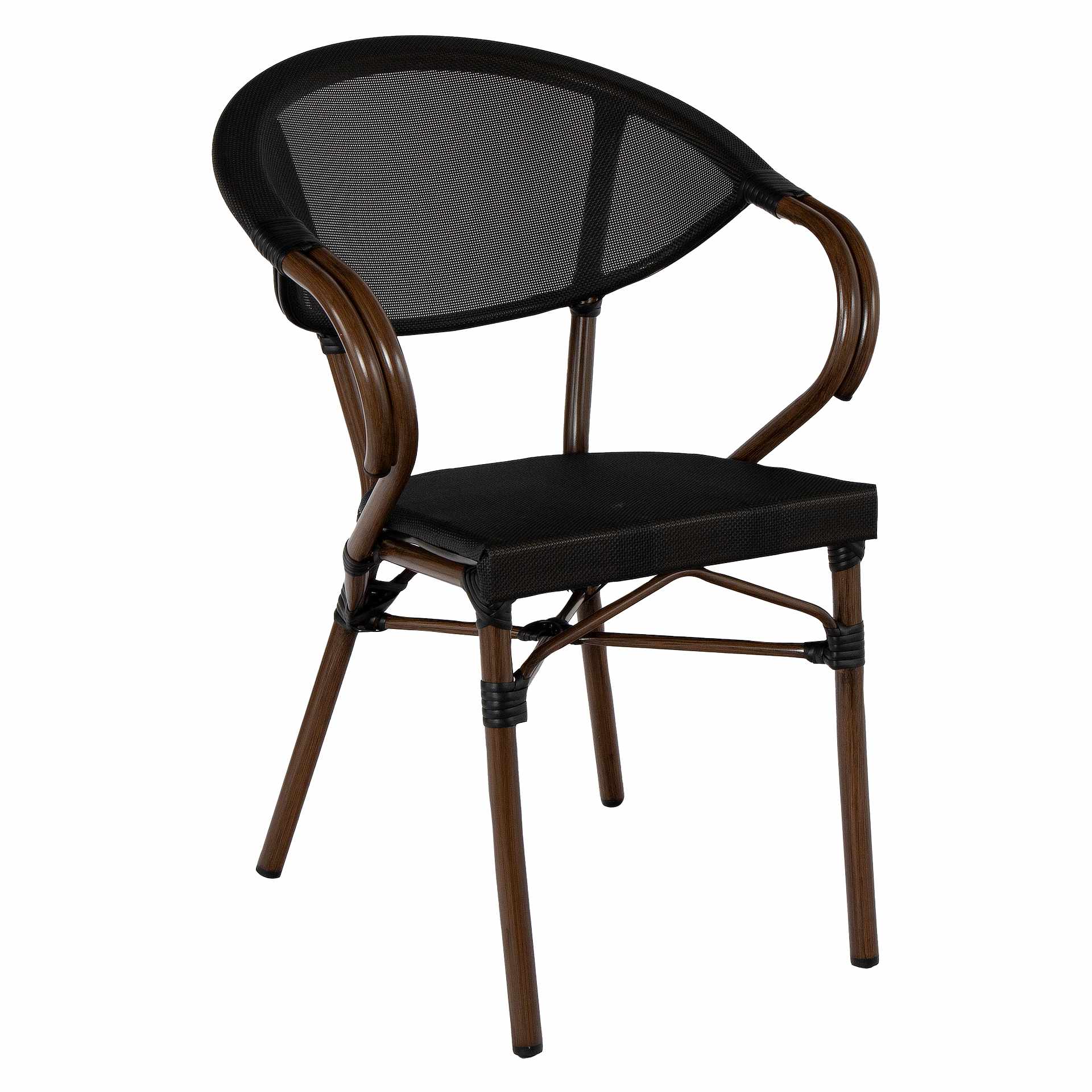 Stuhl Sten, Gewebe anthrazit, Textilen, Terrassenstuhl, Outdoorstuhl