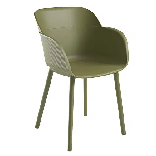 Stuhl Opal Khaki FiberglasPolypropylen, Terrassenstuhl, Outdoorstuhl Stuhl Opal Khaki FiberglasPolypropylen, Terrassenstuhl, Outdoorstuhl