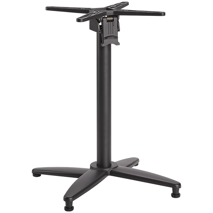 Matti-4K-anthrazit Gastronomie Terrassen Tischgestell Matti-4K, Aluminium anthrazit pulverbeschichtet, Outdoortischgestell