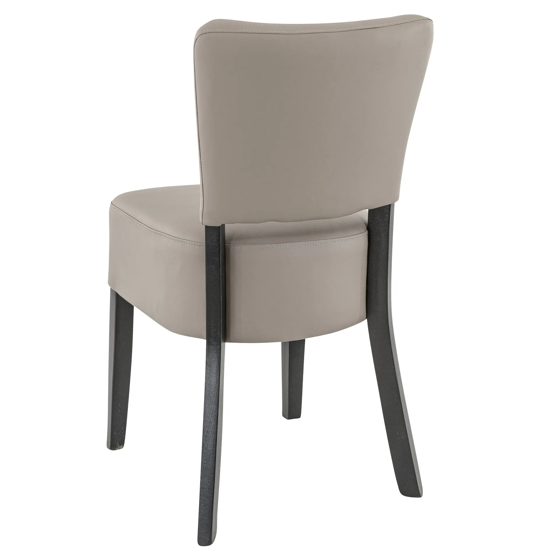 Stuhl Hardy, Polster Taupe, Wenge, Polsterstuhl, Restaurantstuhl