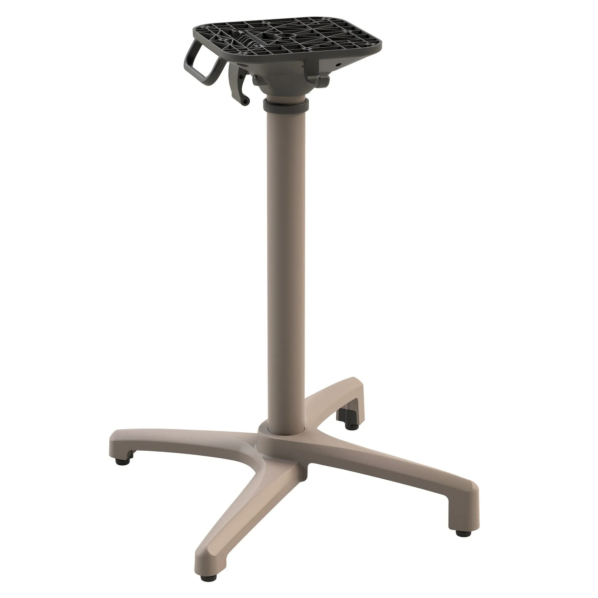 PREMIUM-Serie: Tischgestell Alva-1K klappbar Aluminium khaki pulverbeschichtet, Outdoor, Terrasse