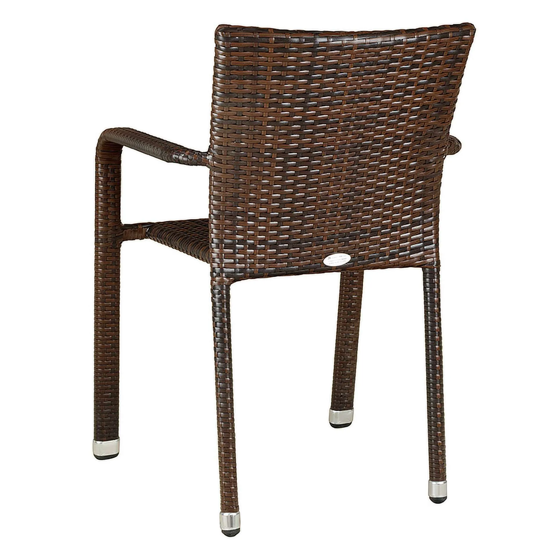 Stuhl Hugo NEW, Geflecht schoko, Polyrattan, Terrassenstuhl, Outdoorstuhl